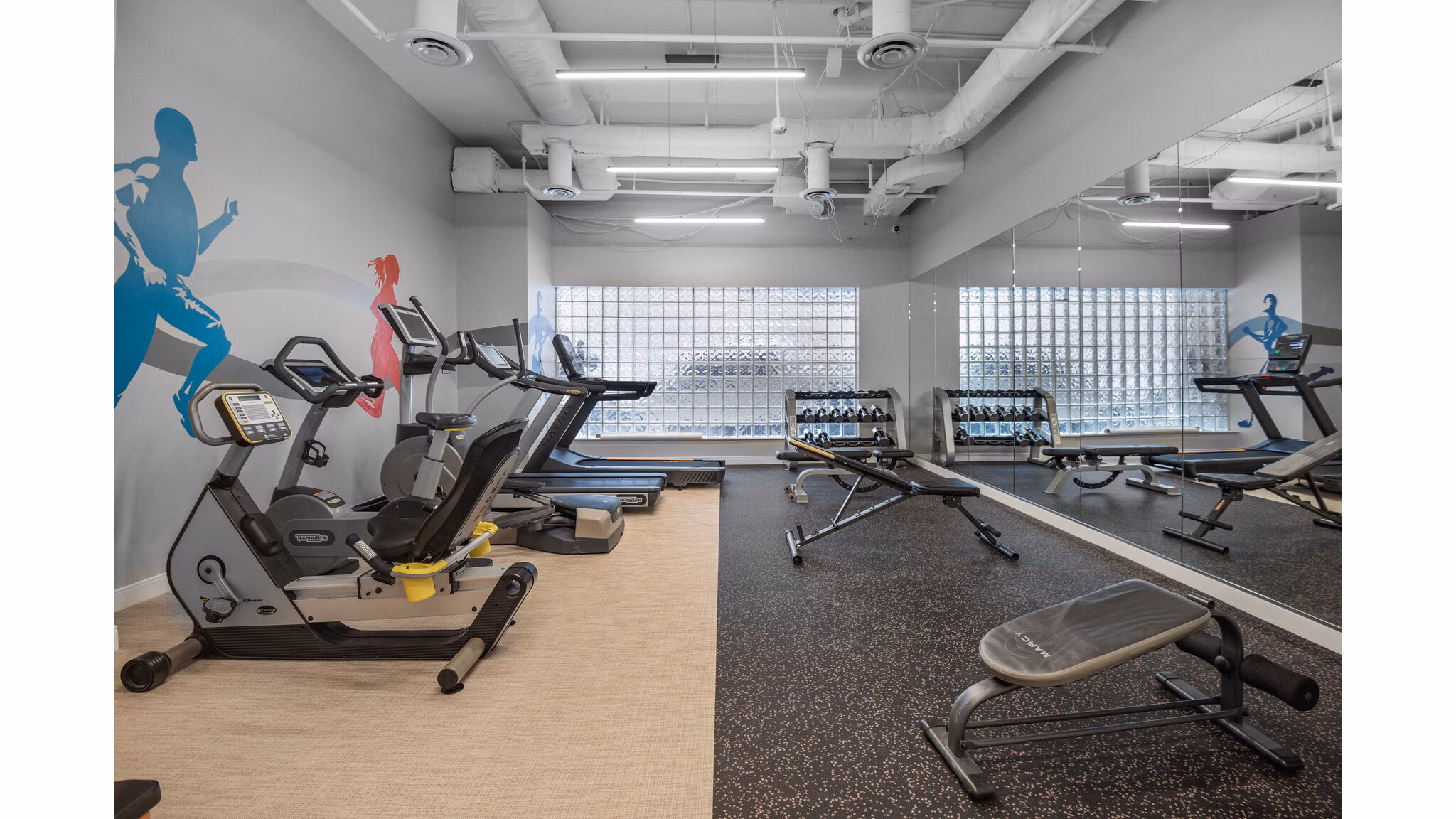 Fitness Center at Winston House Apartments