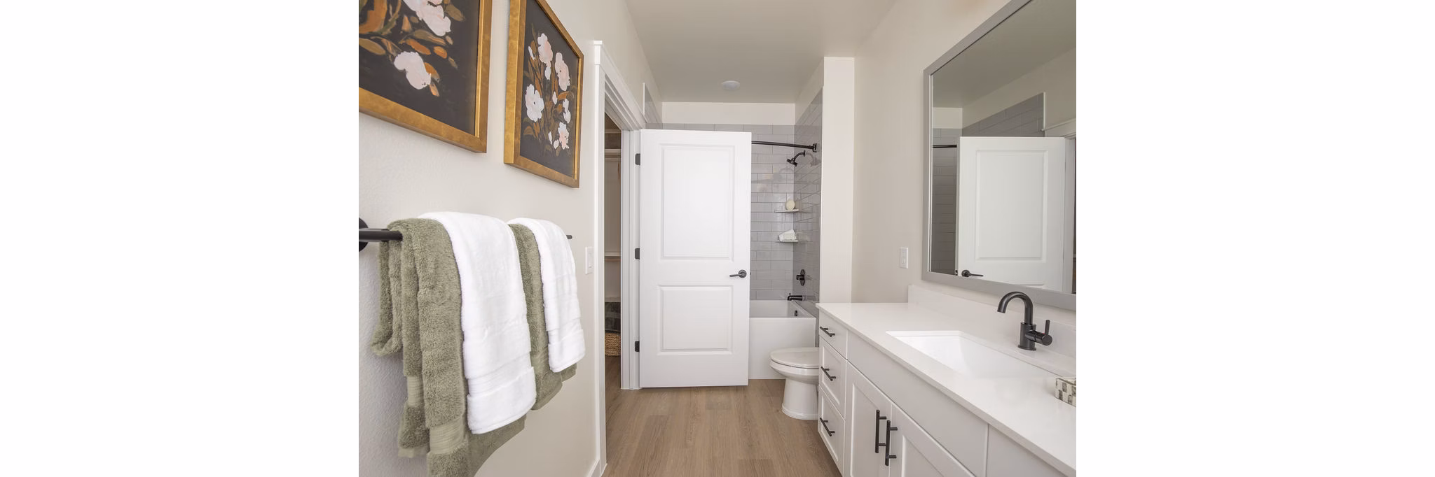 Bathroom at Glade at the Groves Apartments
