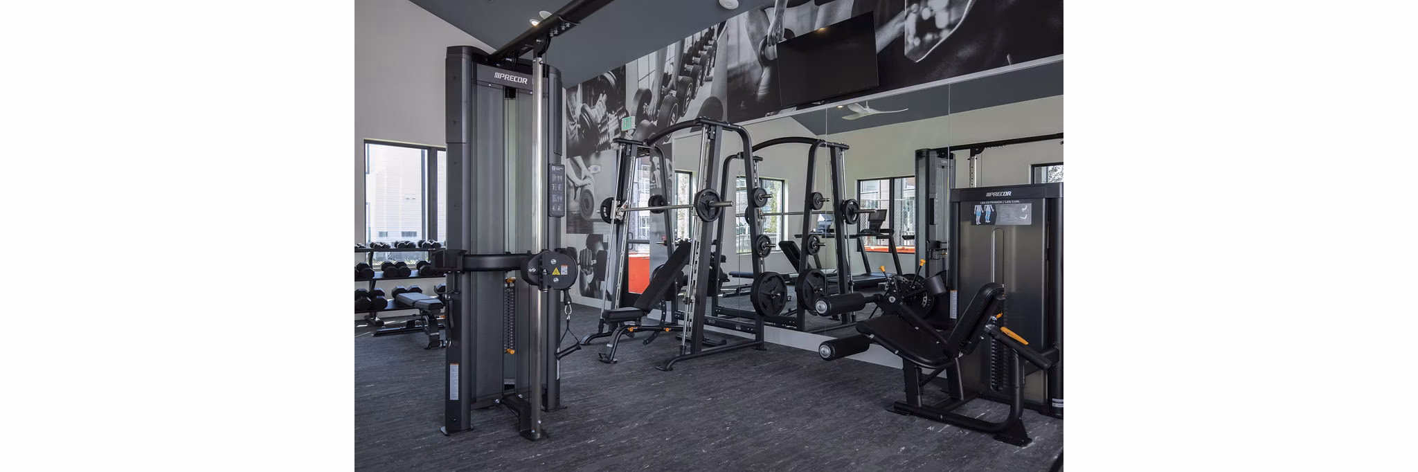 Fitness Center at Glade at the Groves Apartments