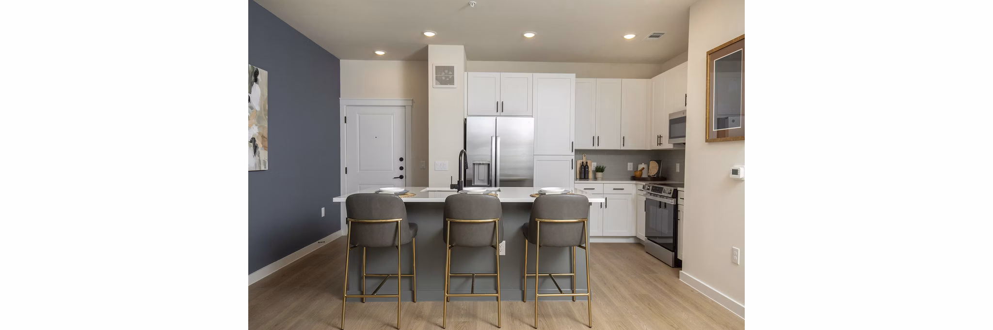 Kitchen at Glade at the Groves Apartments
