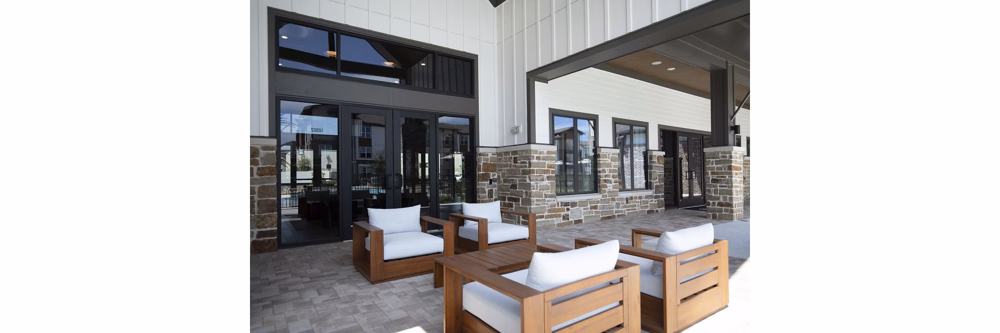 Patio at Glade at the Groves Apartments
