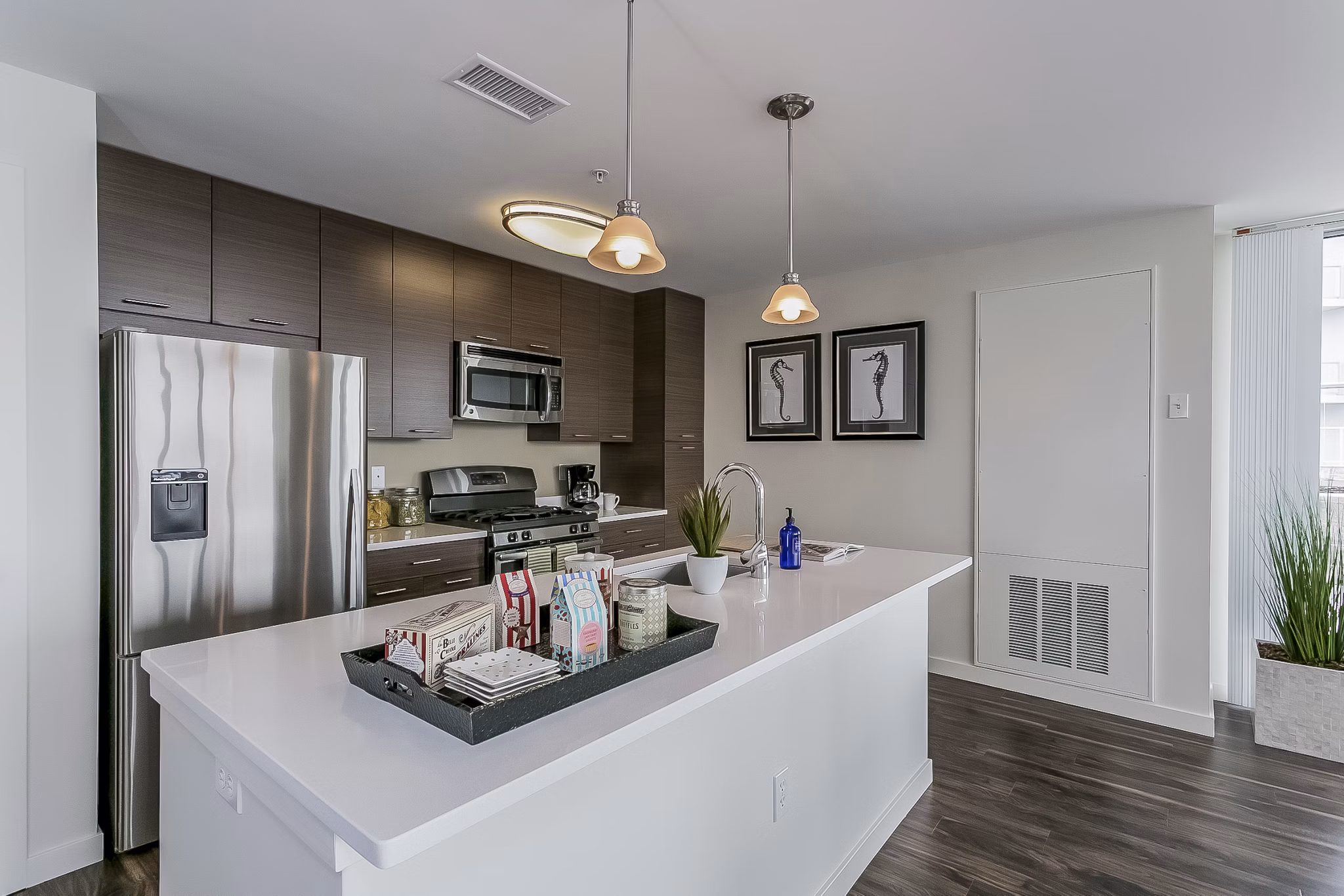 Kitchen at Beacon Harbor Point Apartments