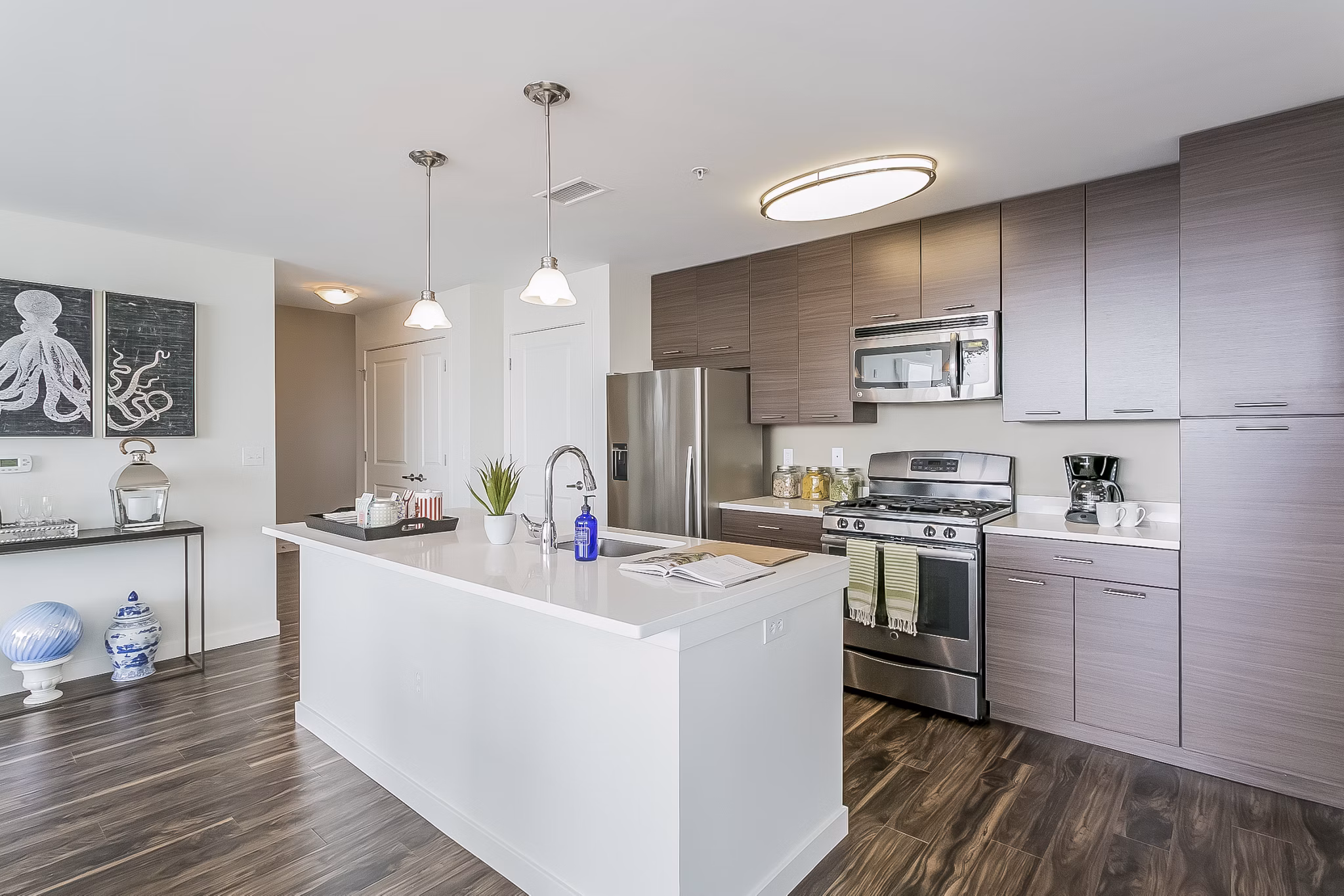 Kitchen at Beacon Harbor Point Apartments