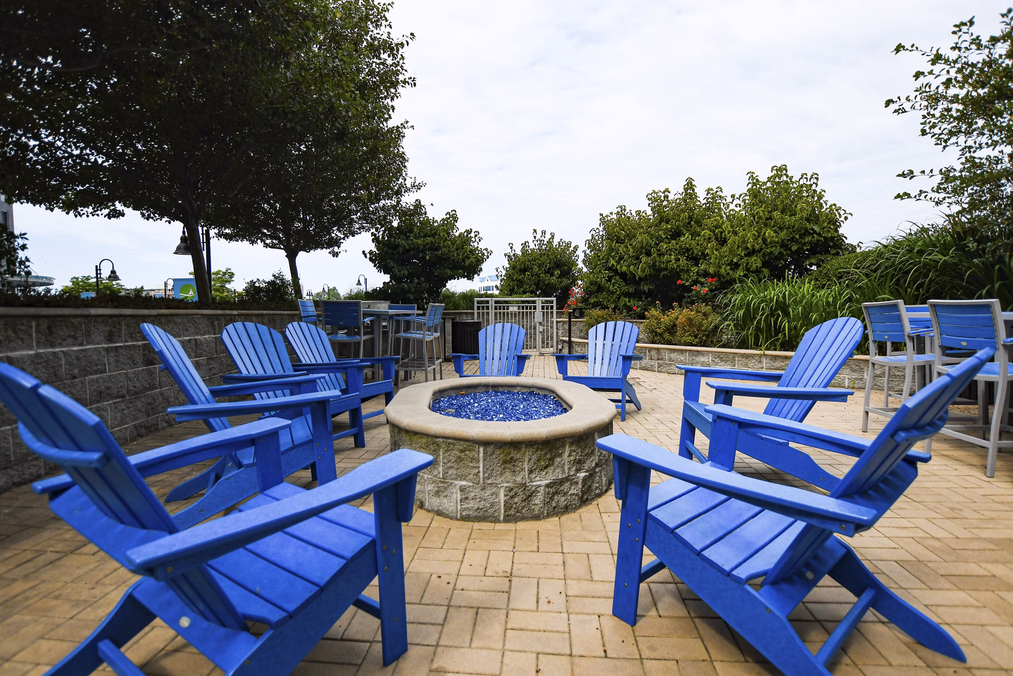 Patio at Beacon Harbor Point Apartments