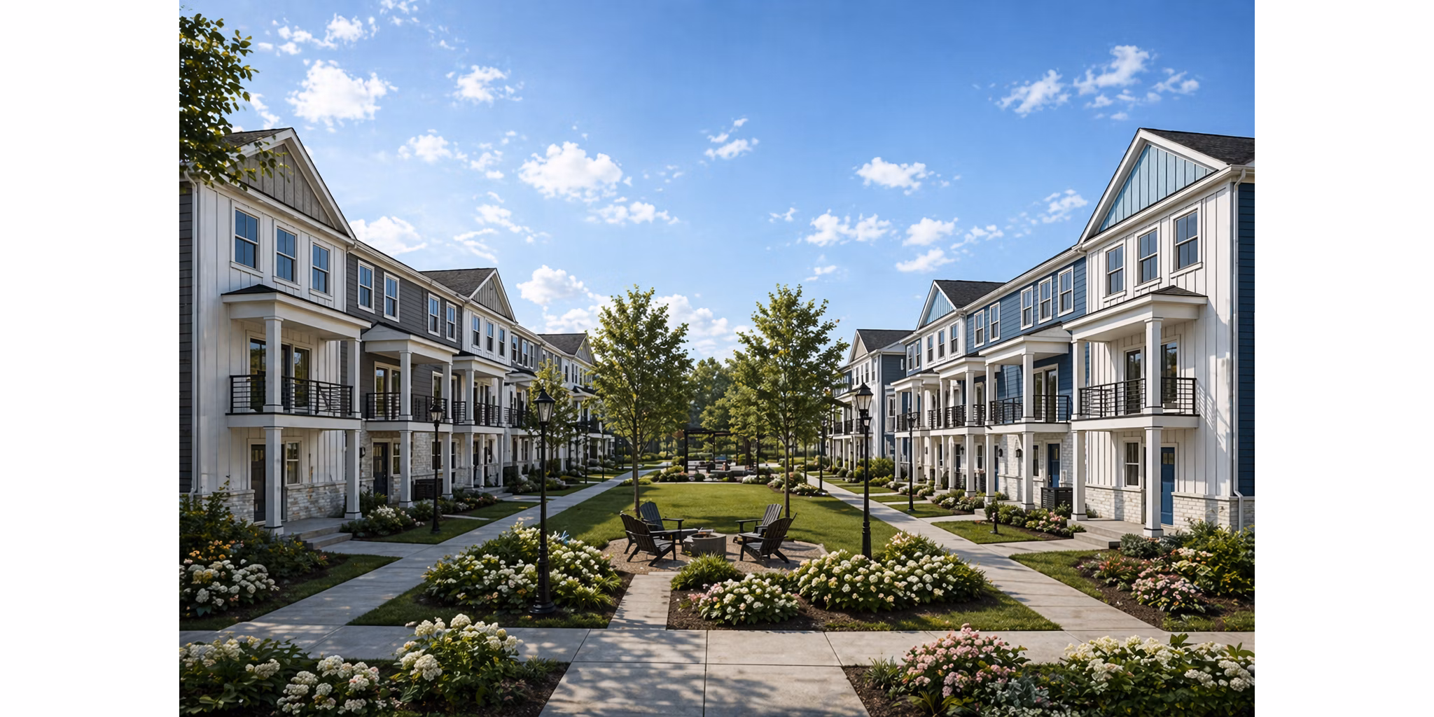 Rendering for Skymor Research Park Apartments