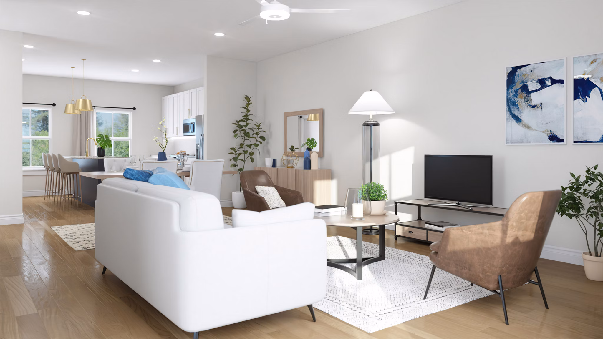 Rendering for Skymor Research Park Apartments