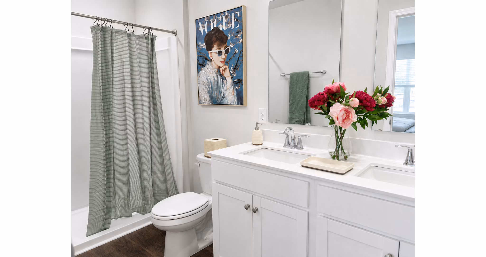 Bathroom at Central Townhomes Apartments