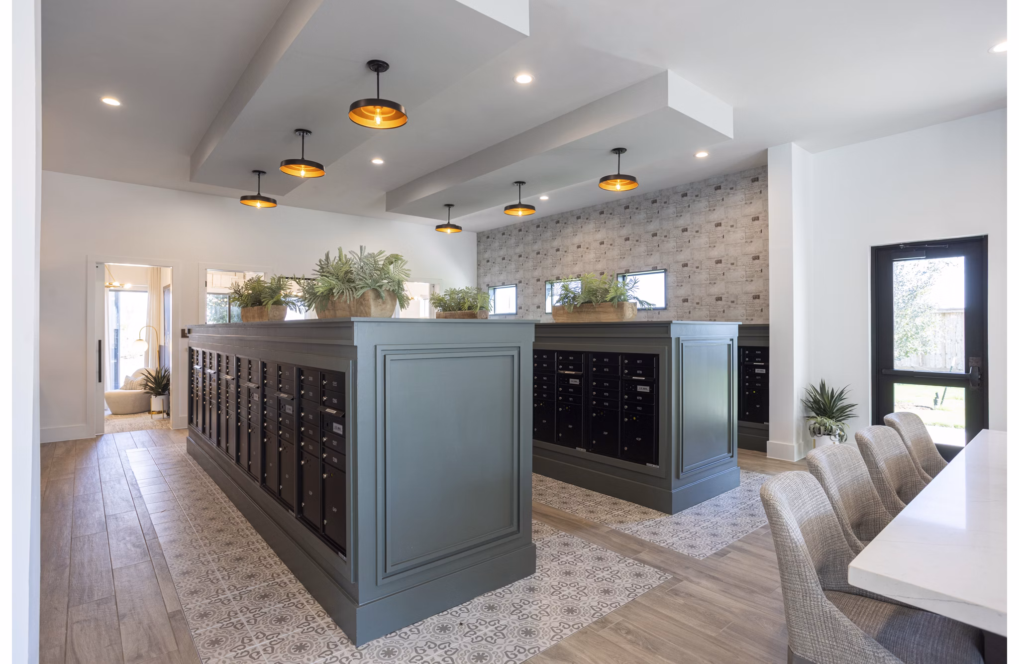 Mail Room at Broadstone Candela Apartments