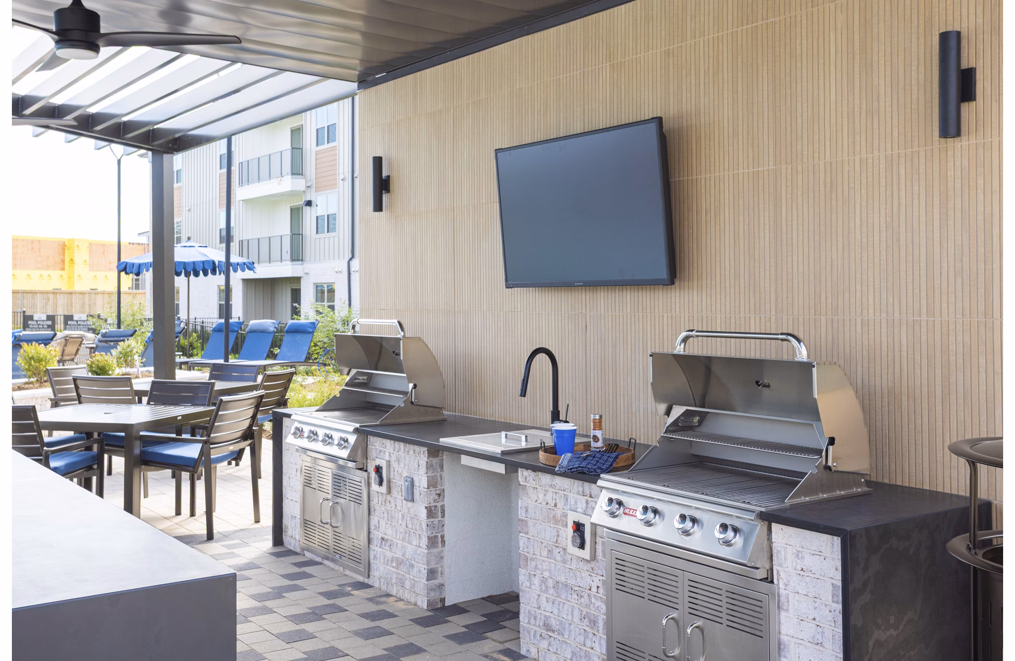 Patio at Broadstone Candela Apartments
