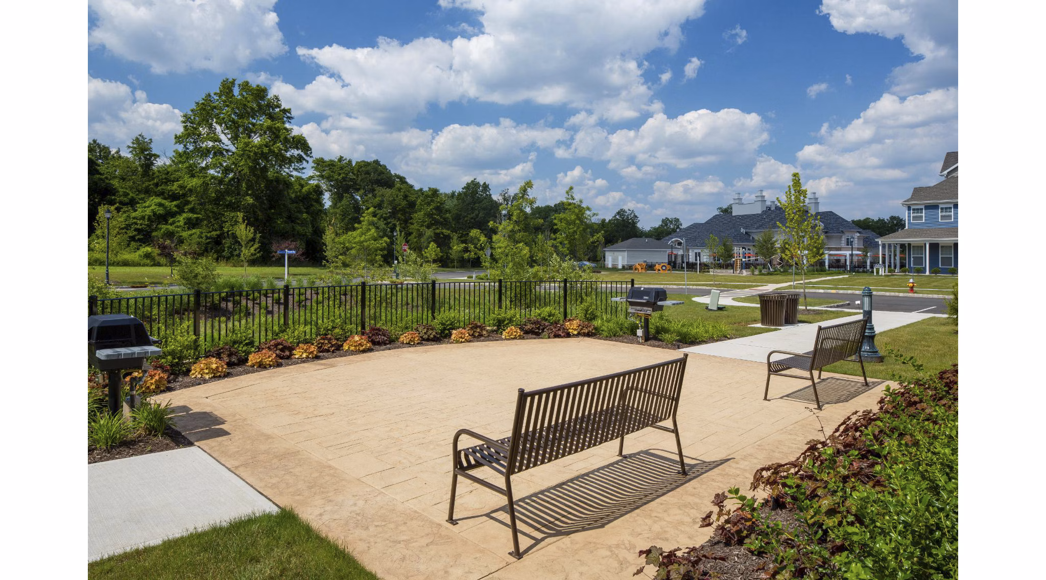 recreational area at The Grove Somerset Apartments