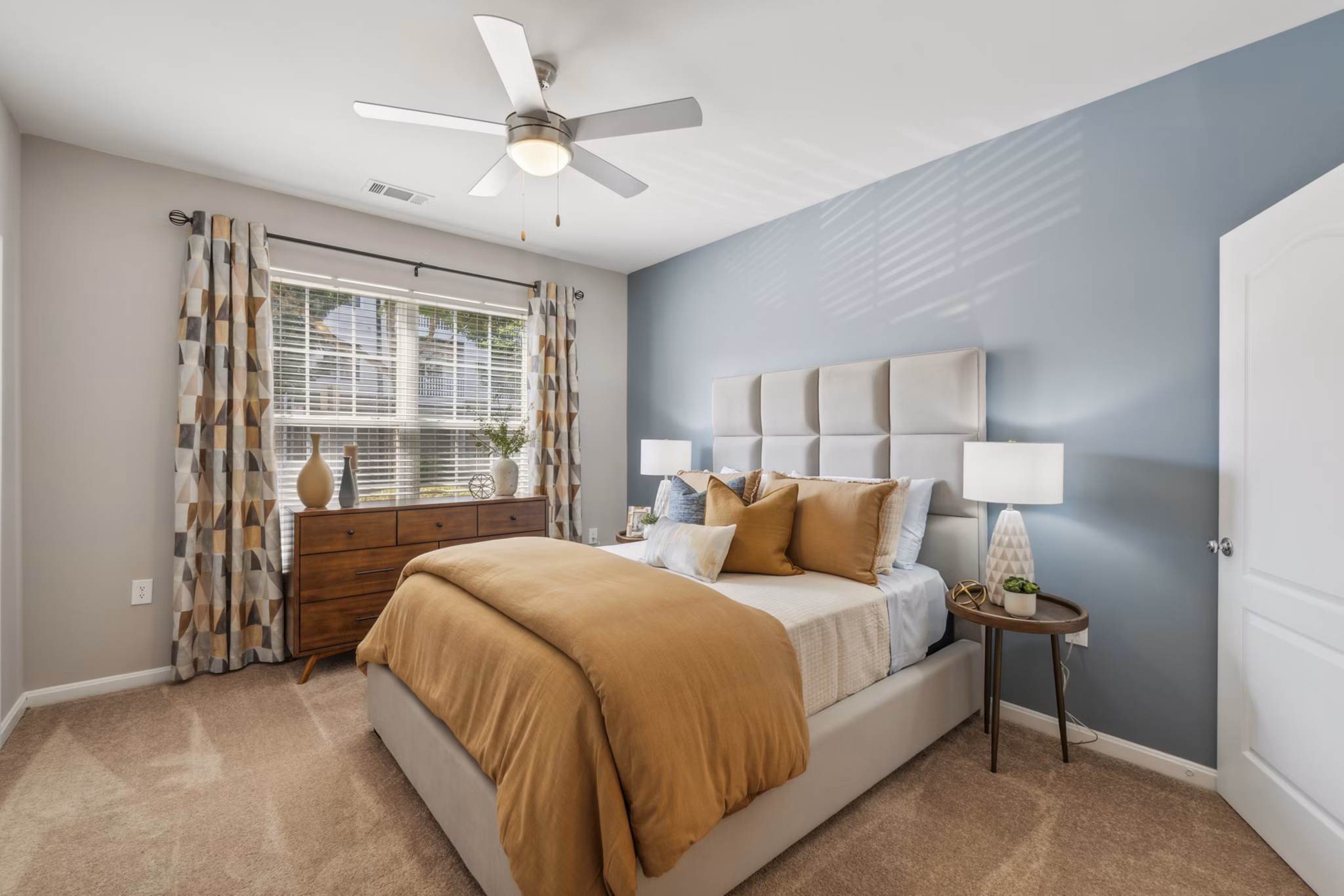 Bedroom at Riverside Station Apartments