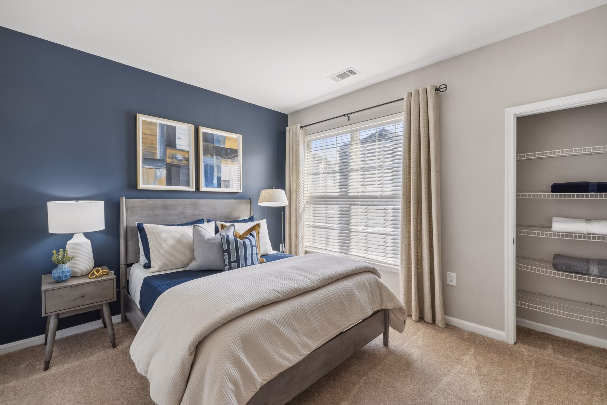 Bedroom at Riverside Station Apartments