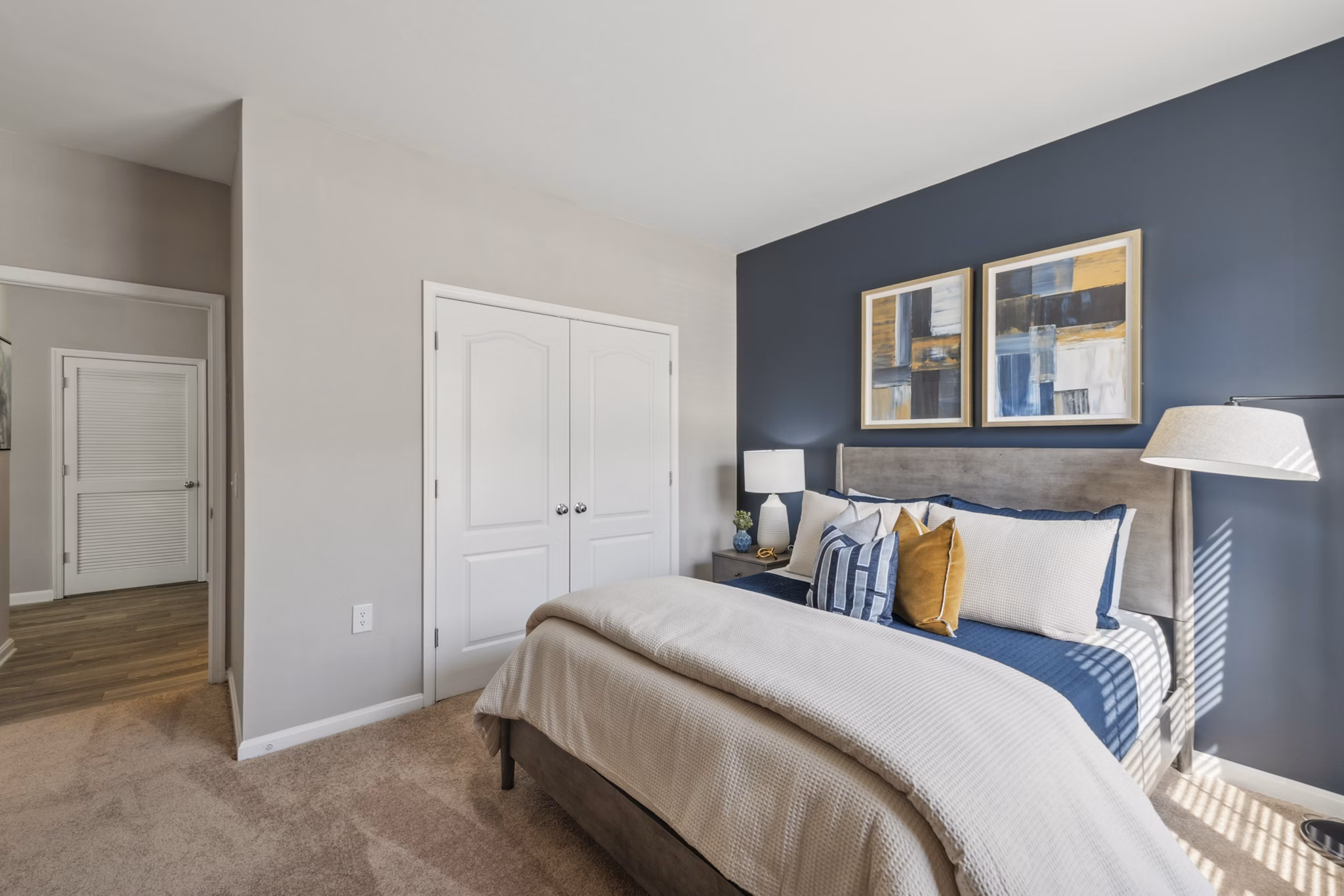 Bedroom at Riverside Station Apartments