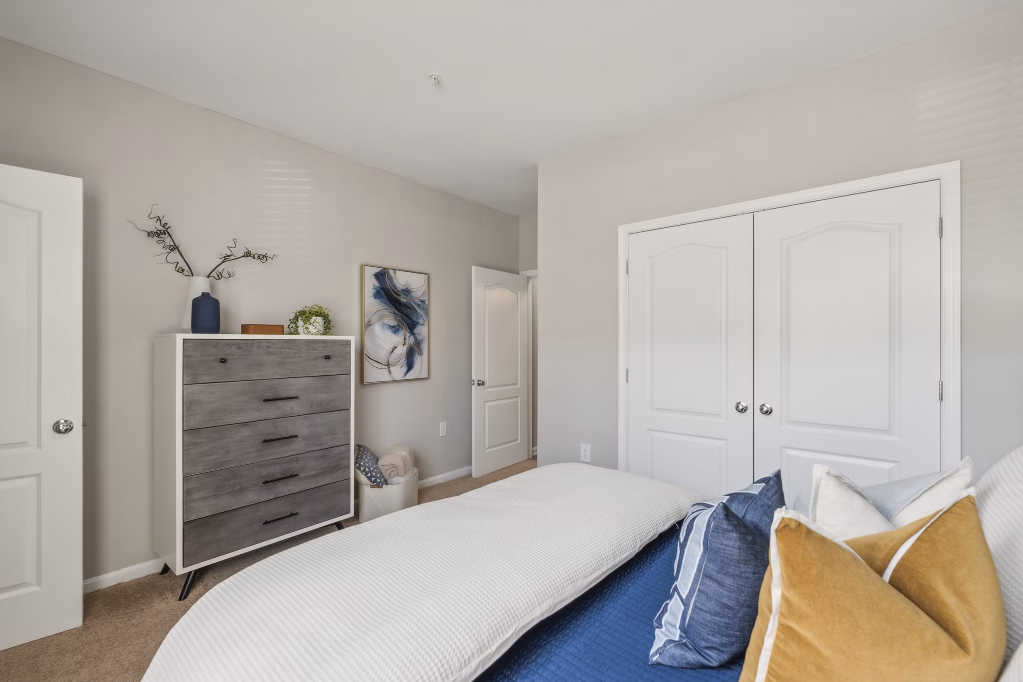 Bedroom at Riverside Station Apartments