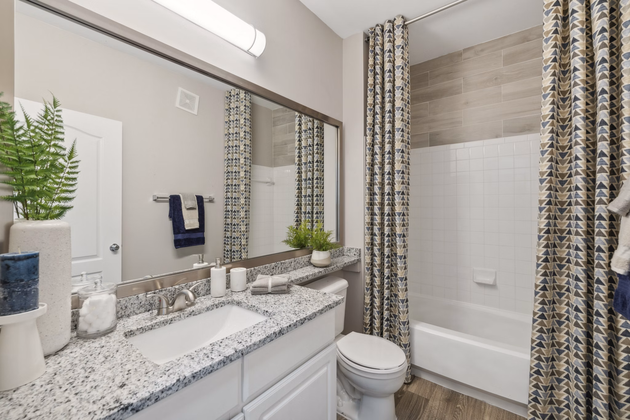 Bathroom at Riverside Station Apartments