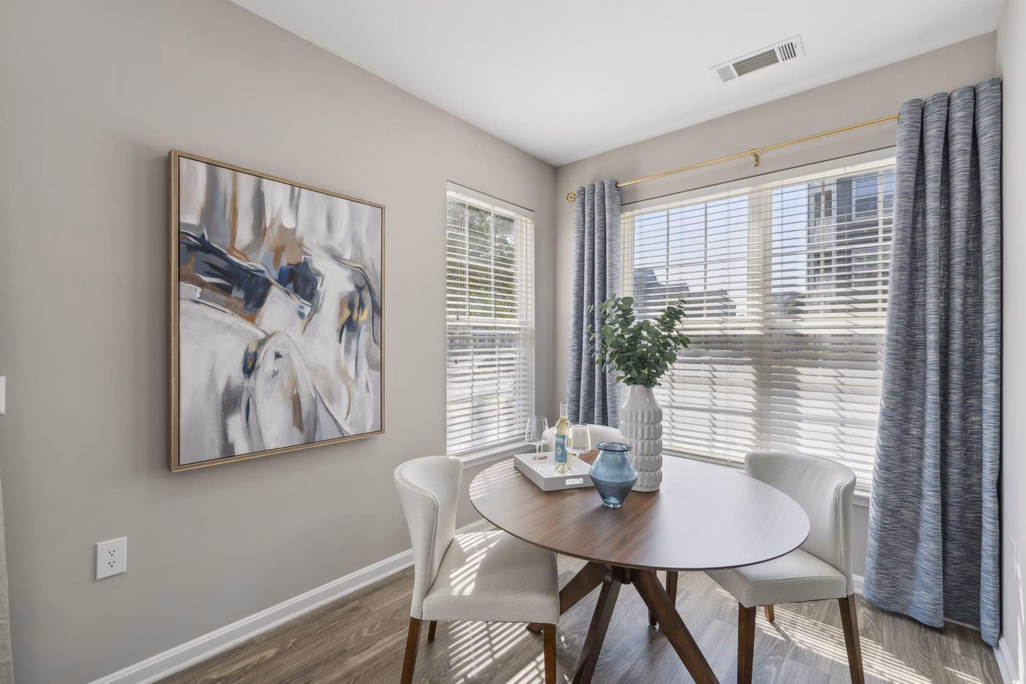 Living Room at Riverside Station Apartments