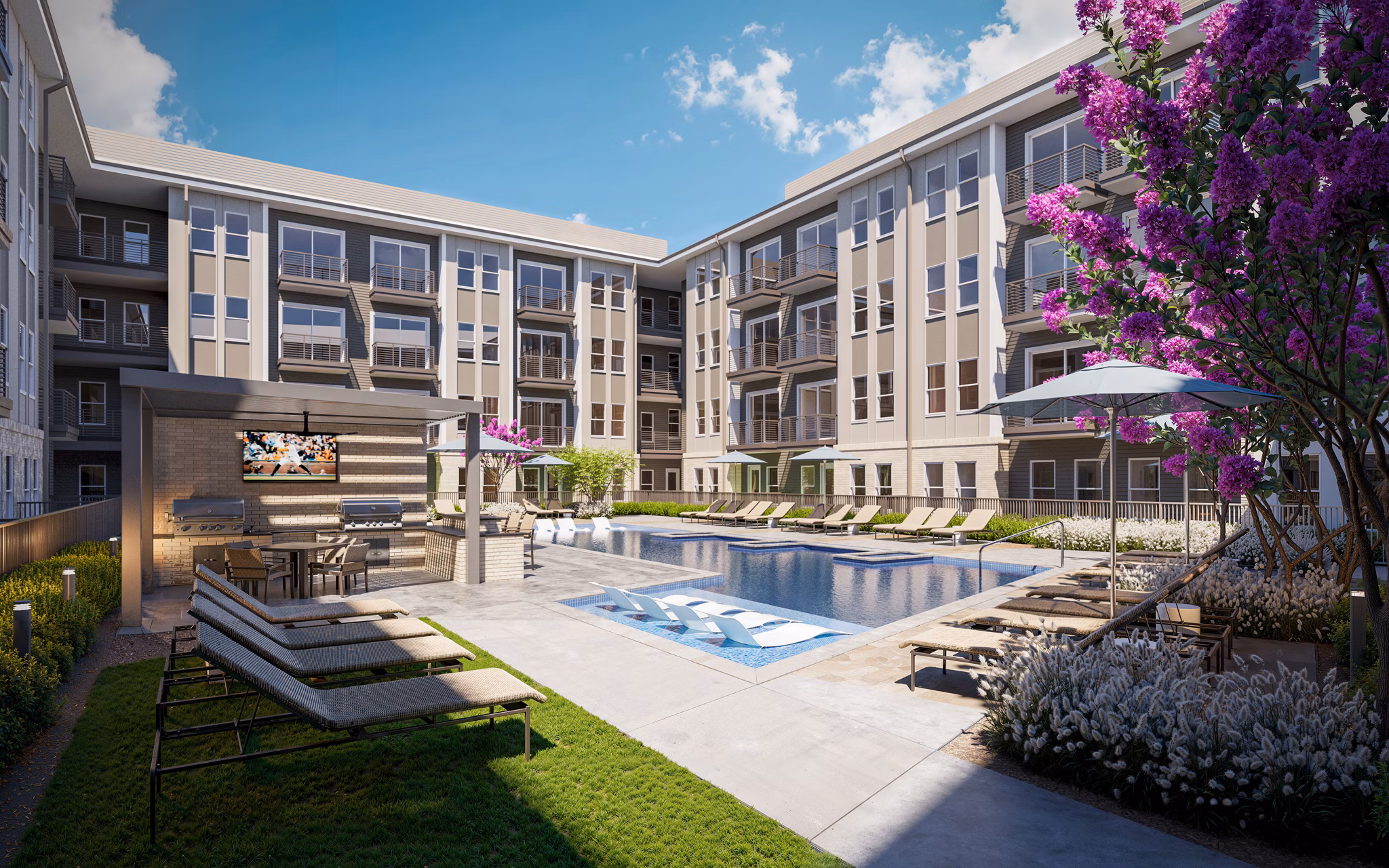Rendering for Alta River Park Apartments
