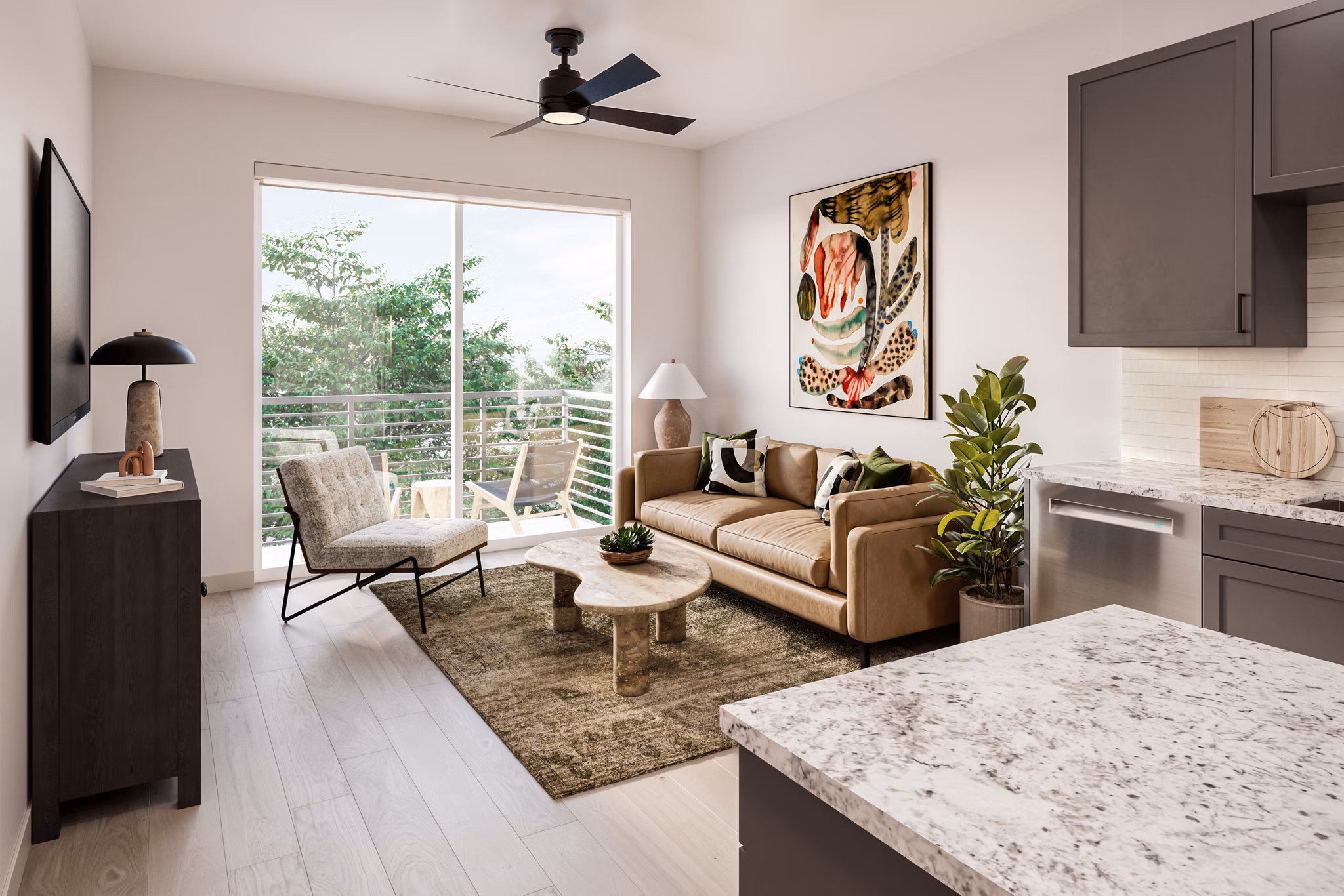 Rendering for Alta River Park Apartments