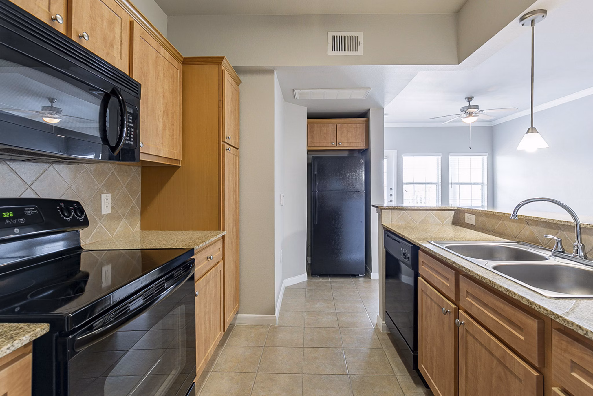 Kitchen at Everleigh Katy Apartments