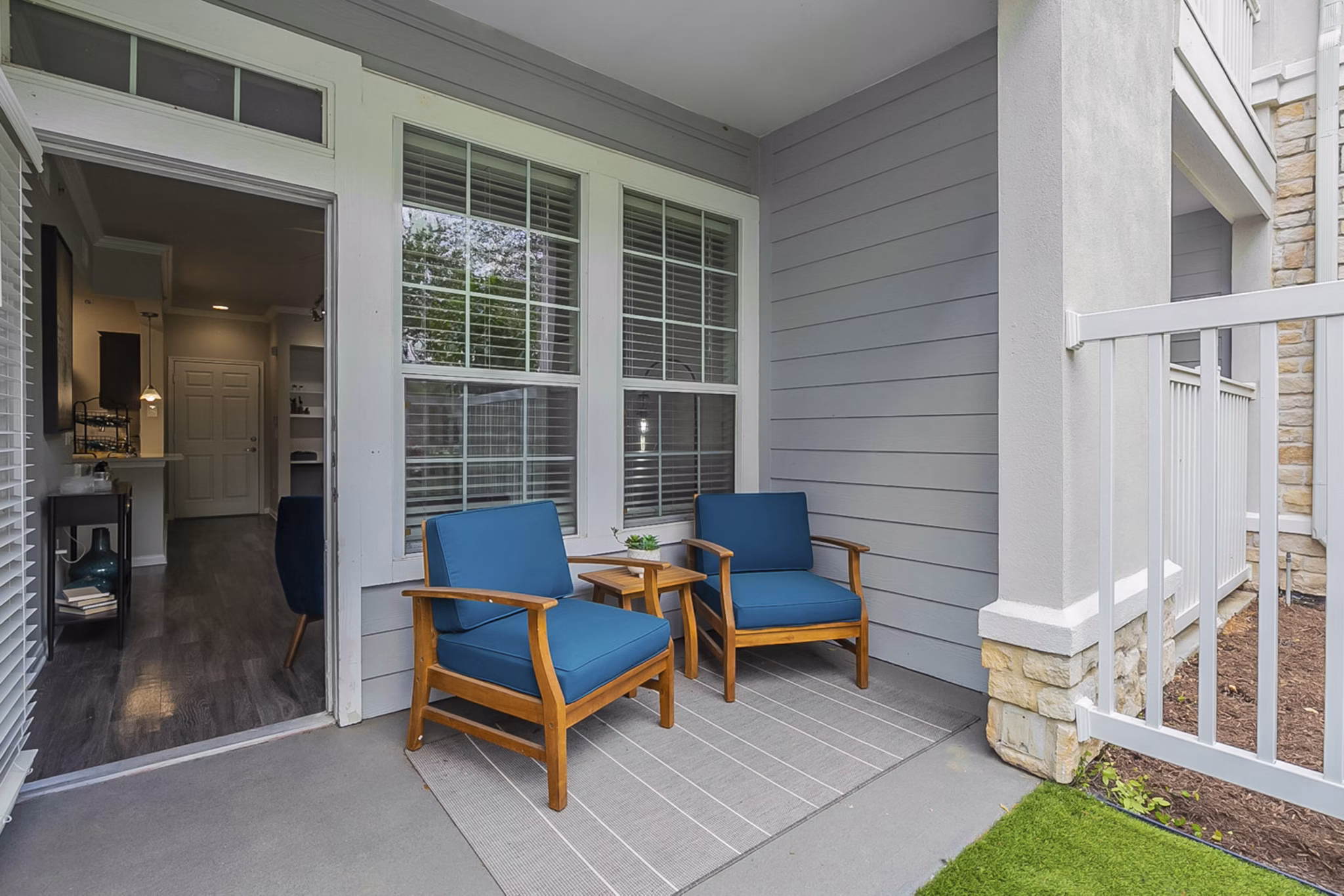 Patio at Everleigh Katy Apartments