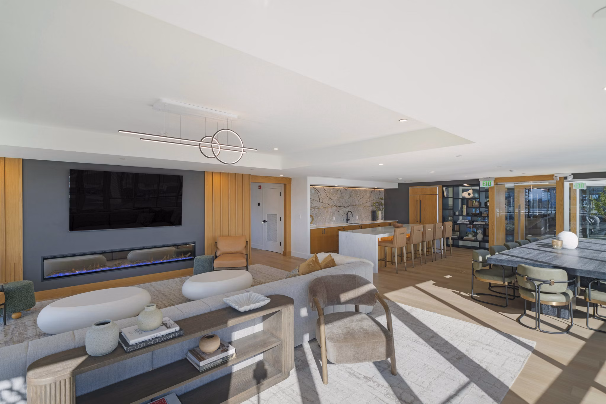 Clubhouse/Lobby at Hudson Lights Apartments