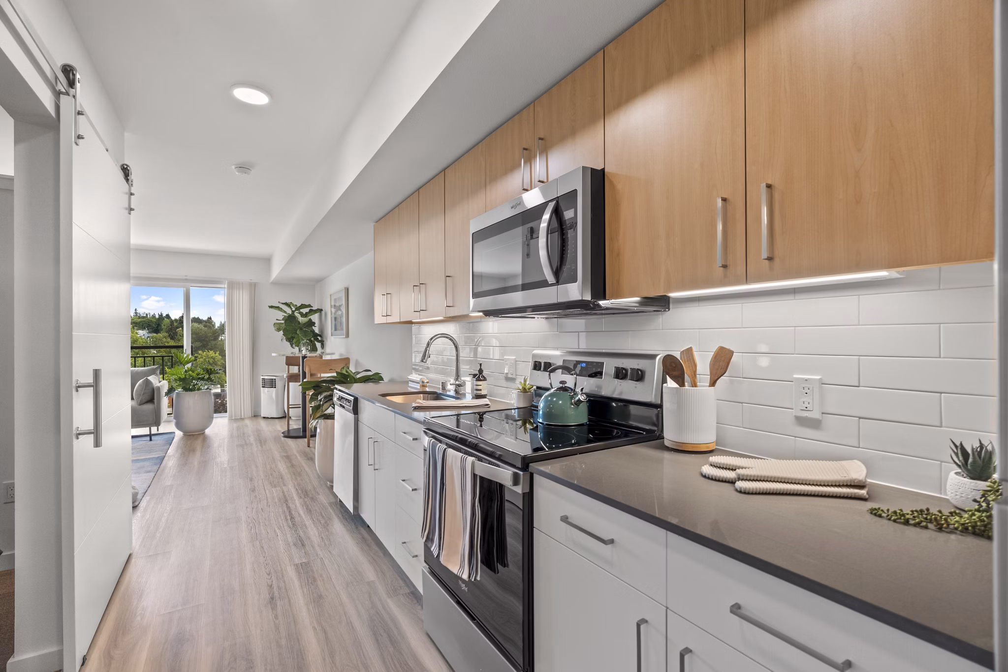 Kitchen at Baldwyn Apartments