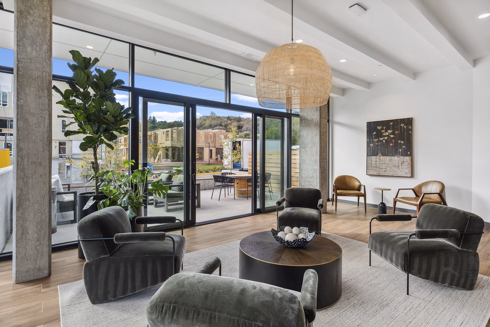 Clubhouse/Lobby at Cru at Willows Apartments