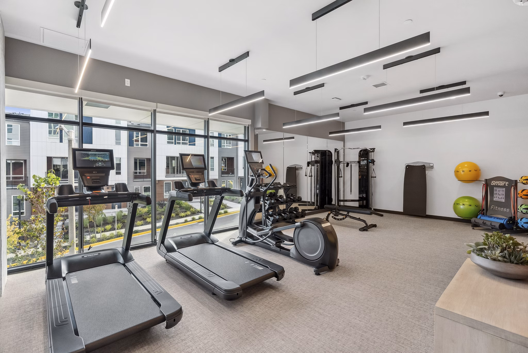 Fitness Center at Cru at Willows Apartments