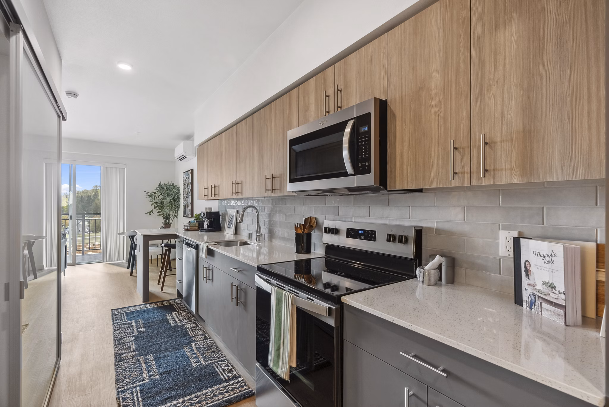 Kitchen at Cru at Willows Apartments