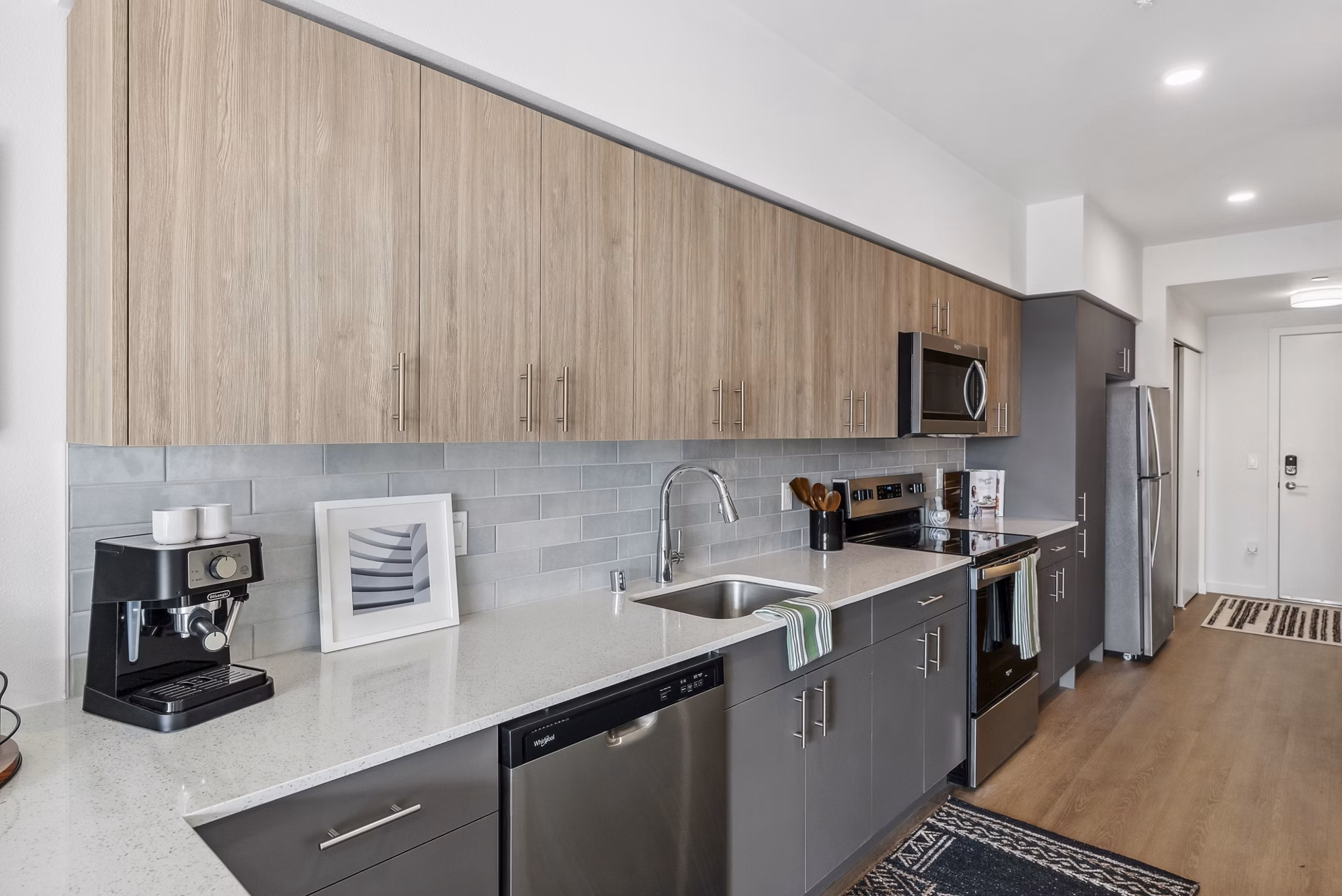 Kitchen at Cru at Willows Apartments