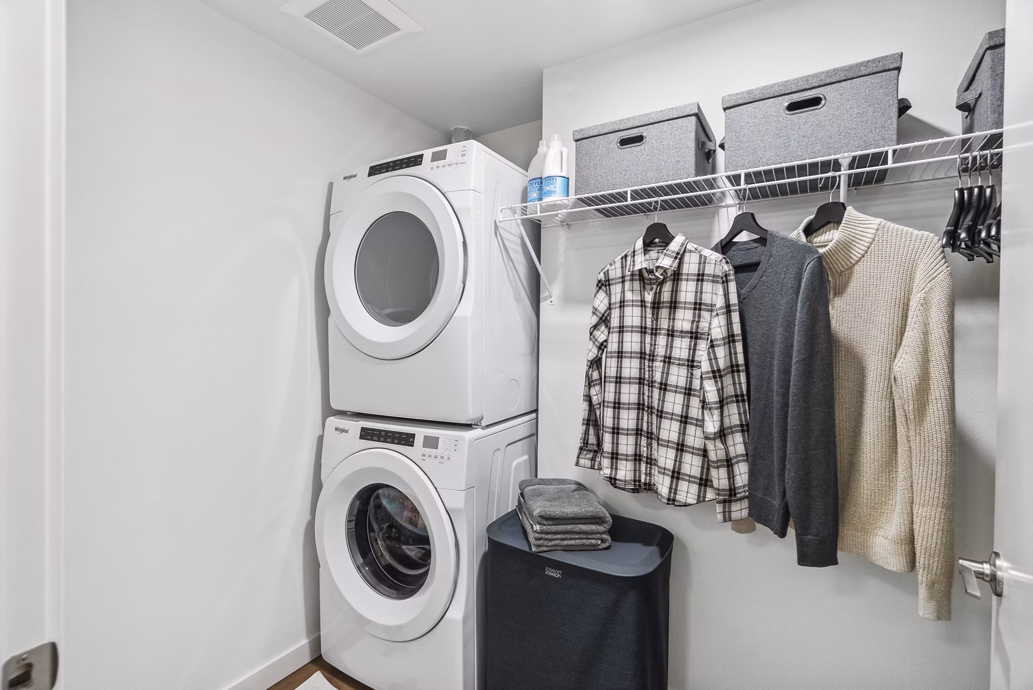 Laundry Room at Cru at Willows Apartments