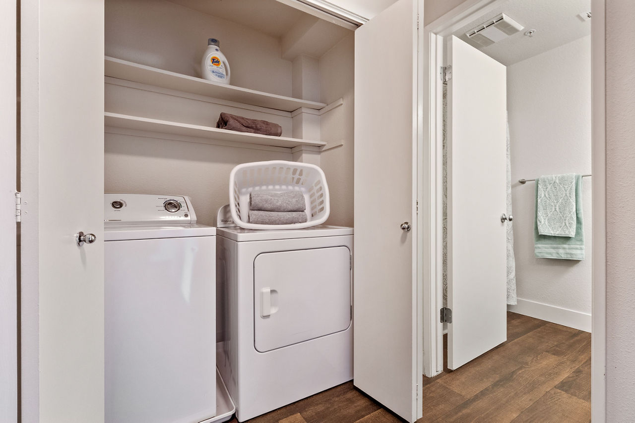 Laundry room at La Vina