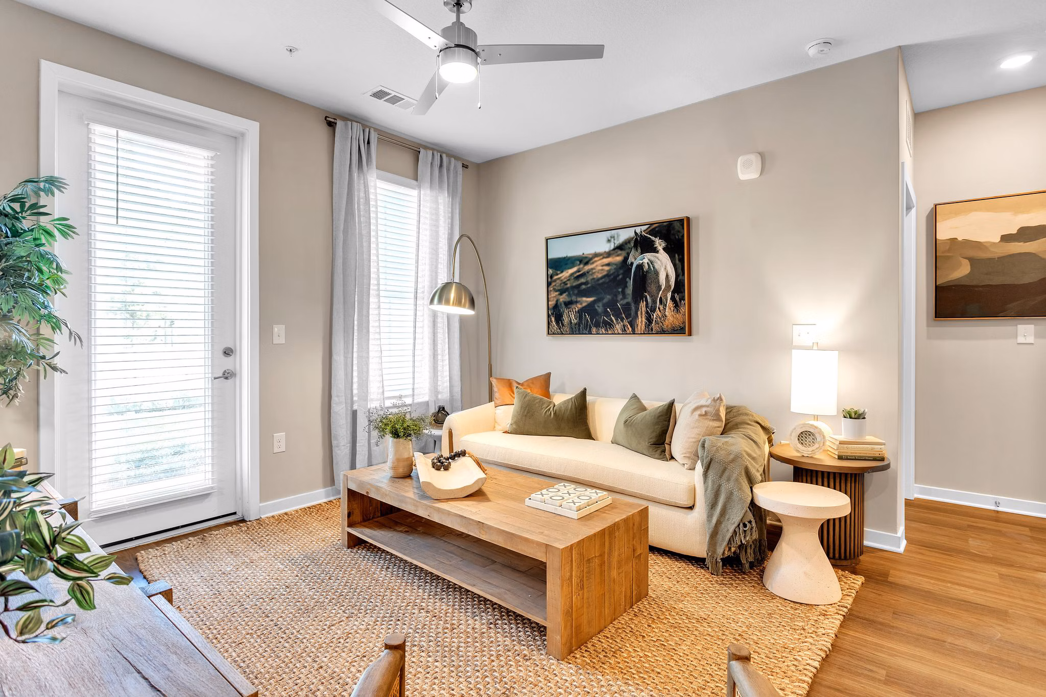 living room at Rise Nocatee Apartments 