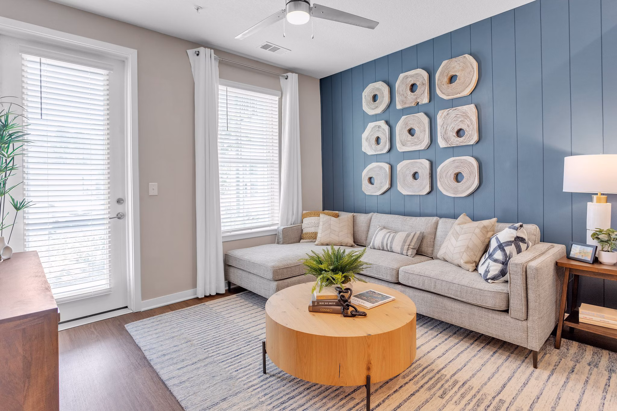 living room at Rise Nocatee Apartments 
