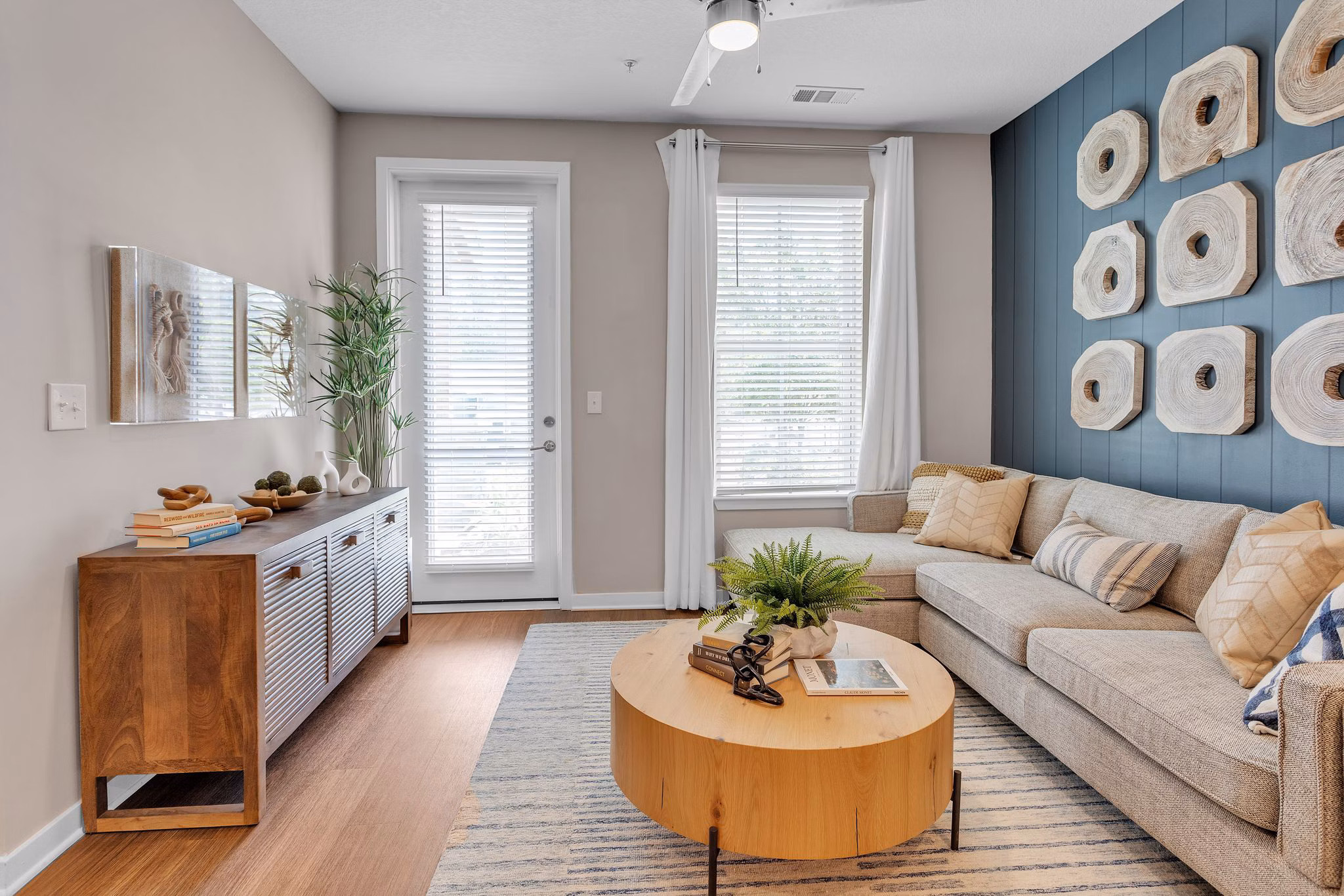 living room at Rise Nocatee Apartments 