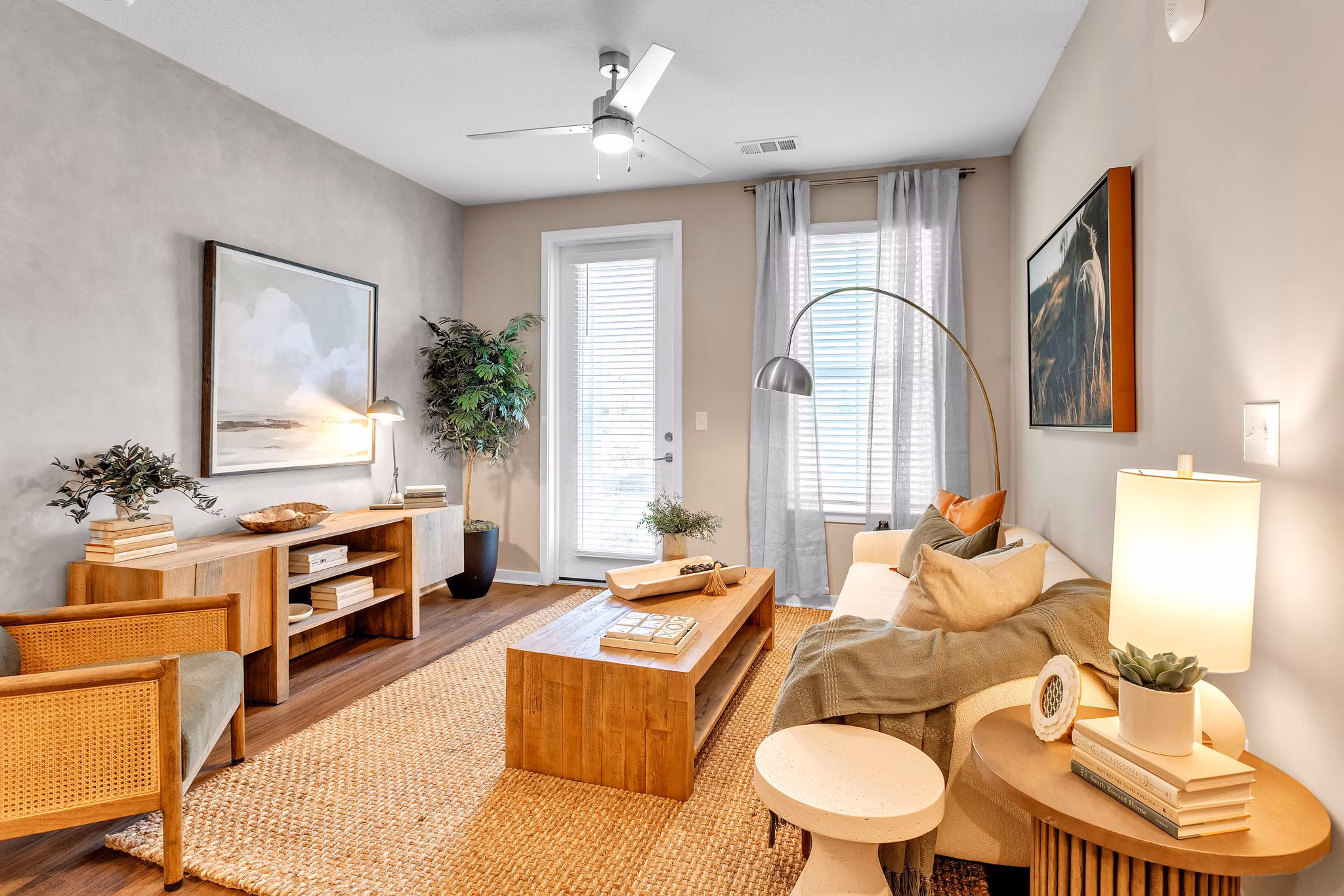 living room at Rise Nocatee Apartments 