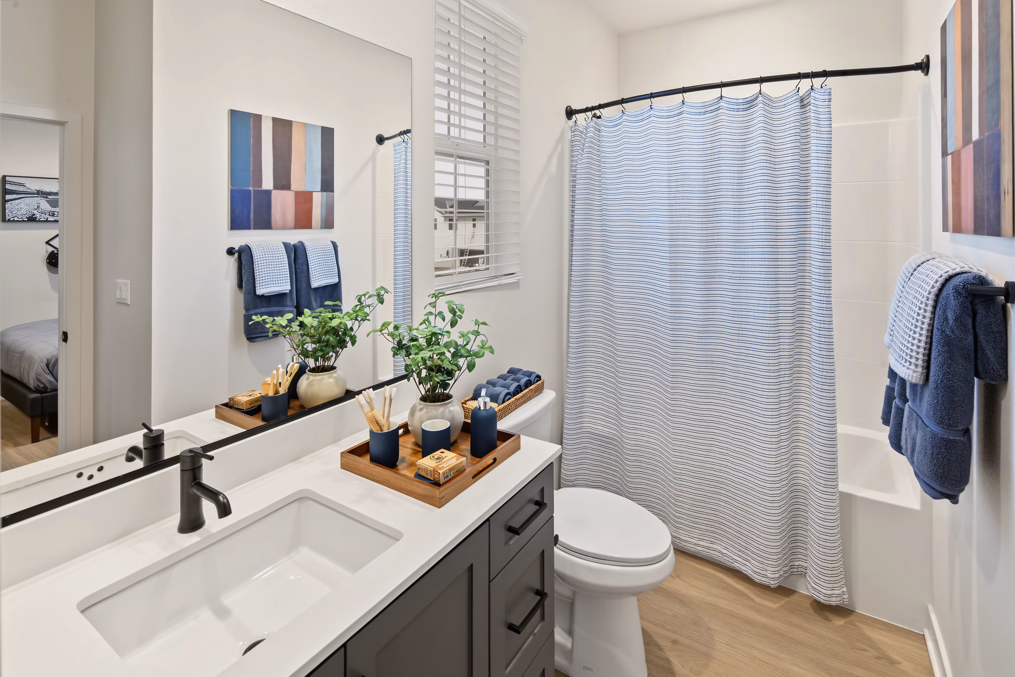 Bathroom at Haven Apartments
