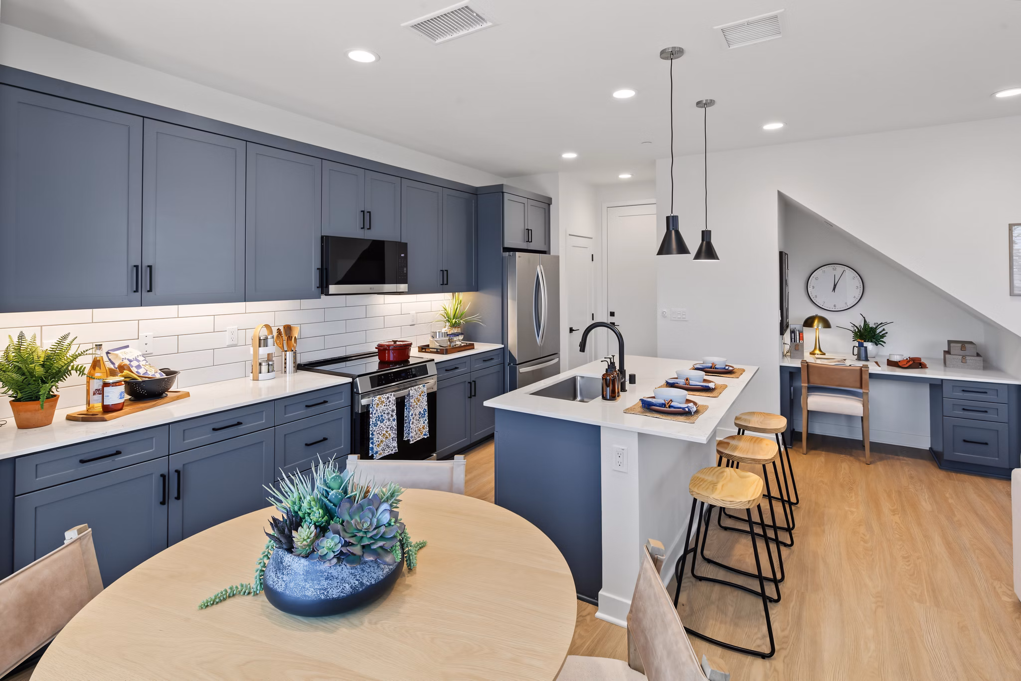 Kitchen at Haven Apartments