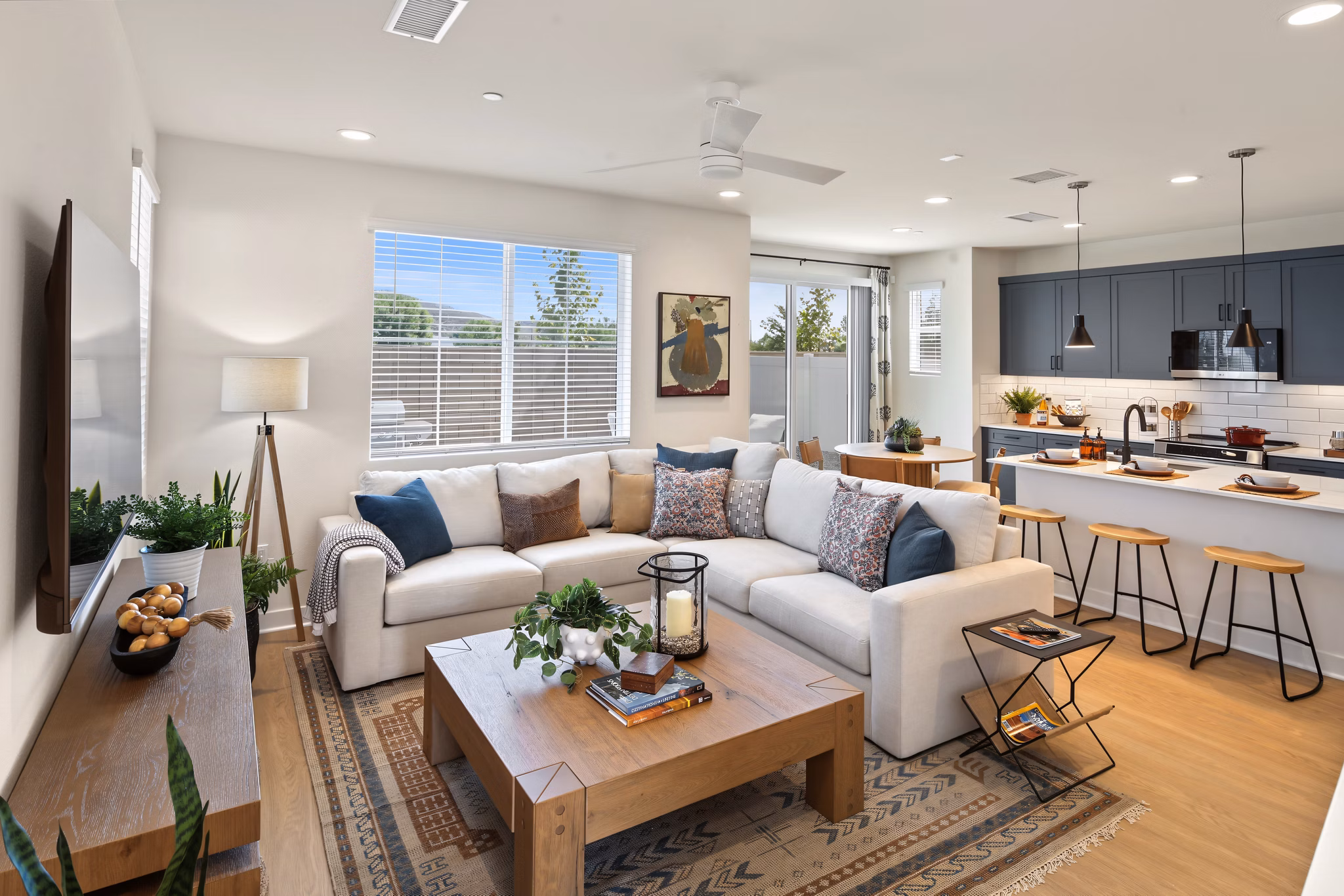Living Room at Haven Apartments