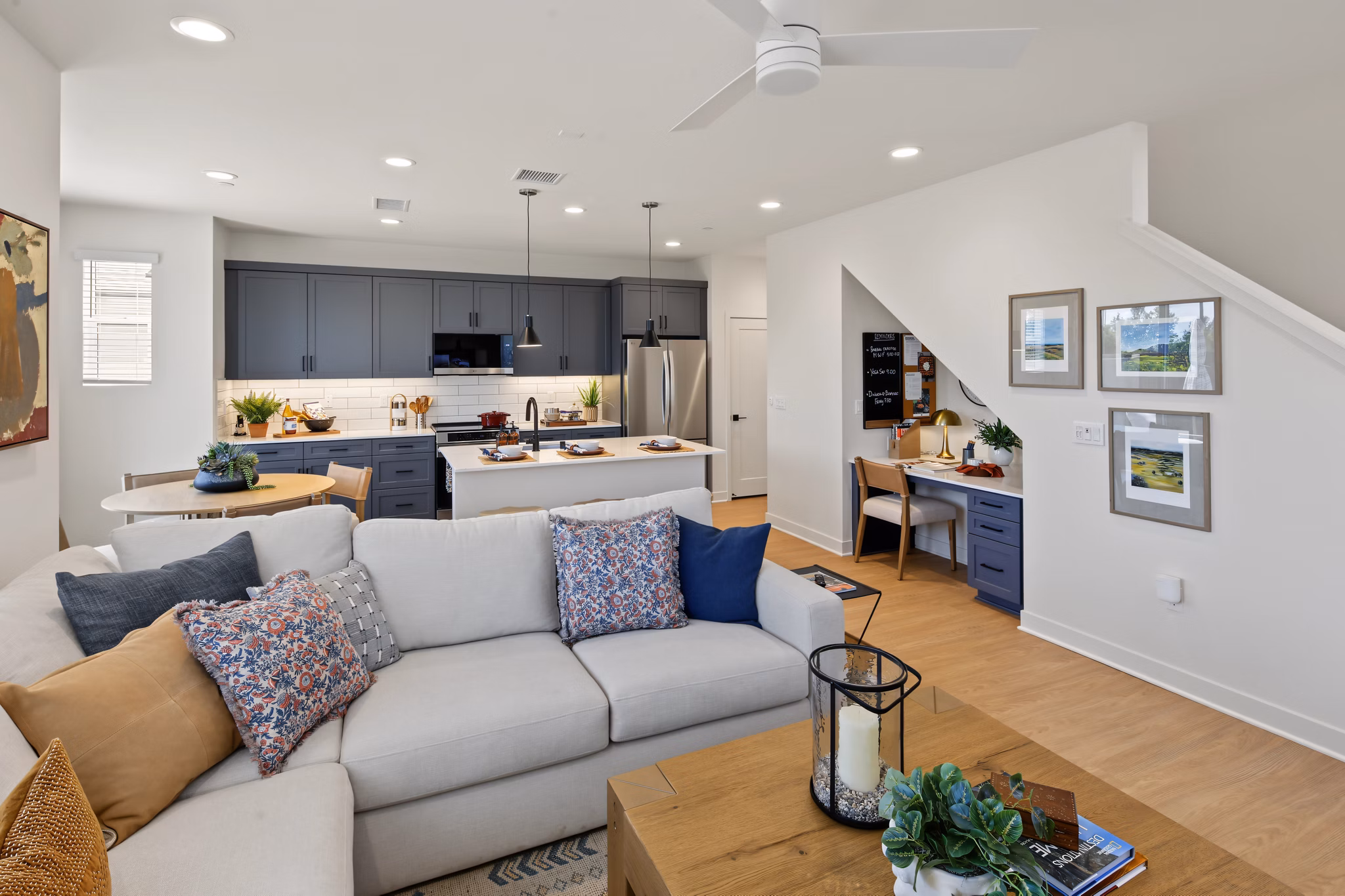 Living Room at Haven Apartments