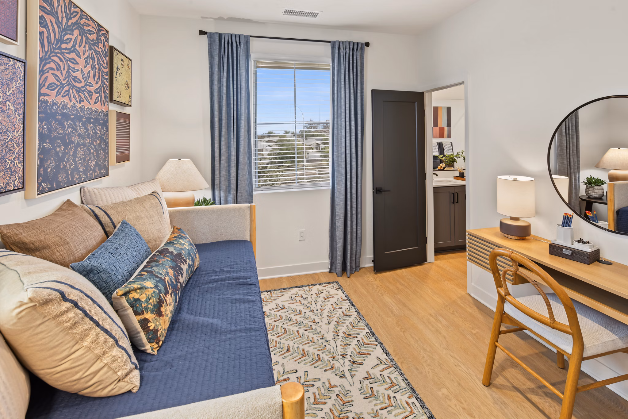 Living Room at Haven Apartments