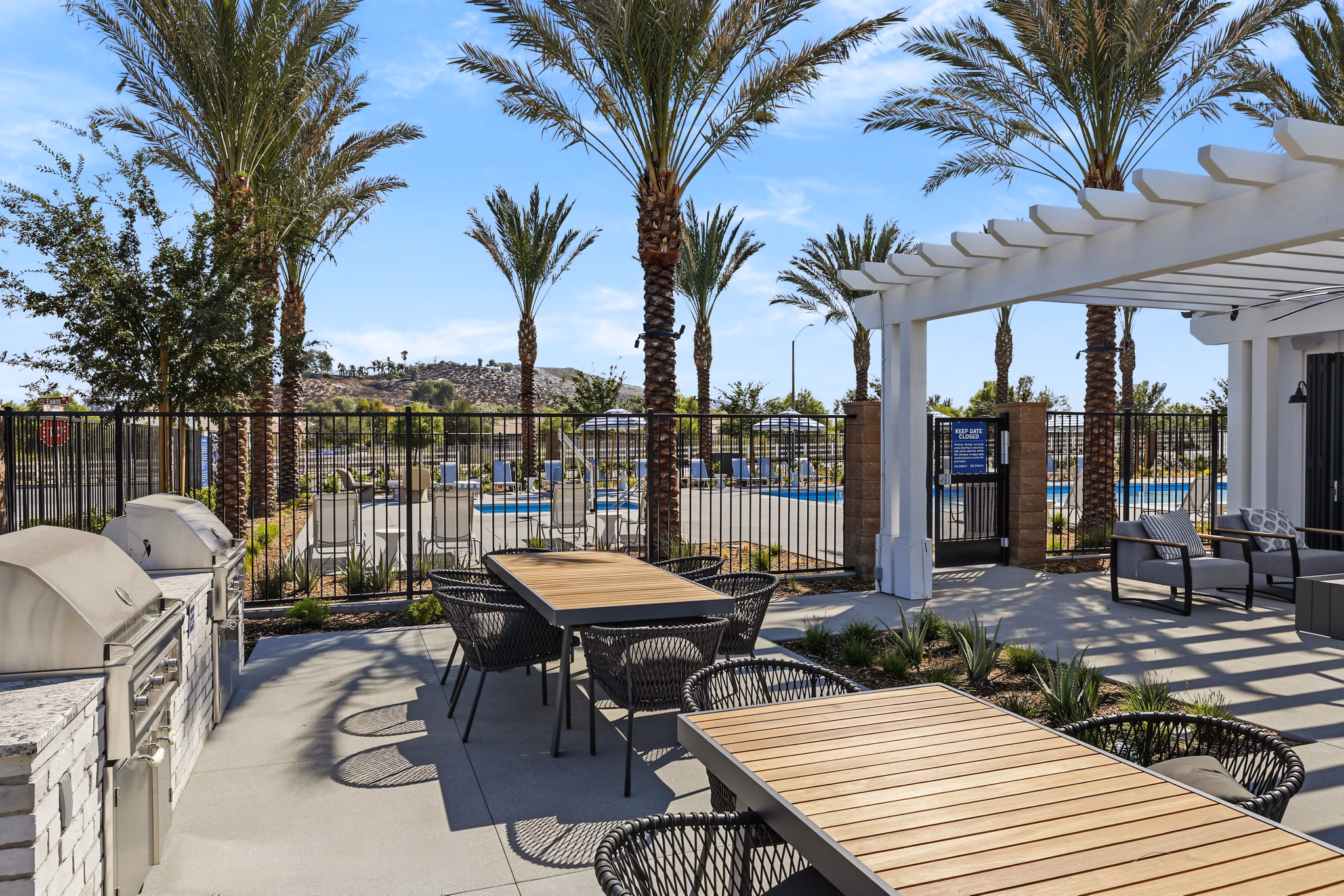 Grill Area at Haven Apartments