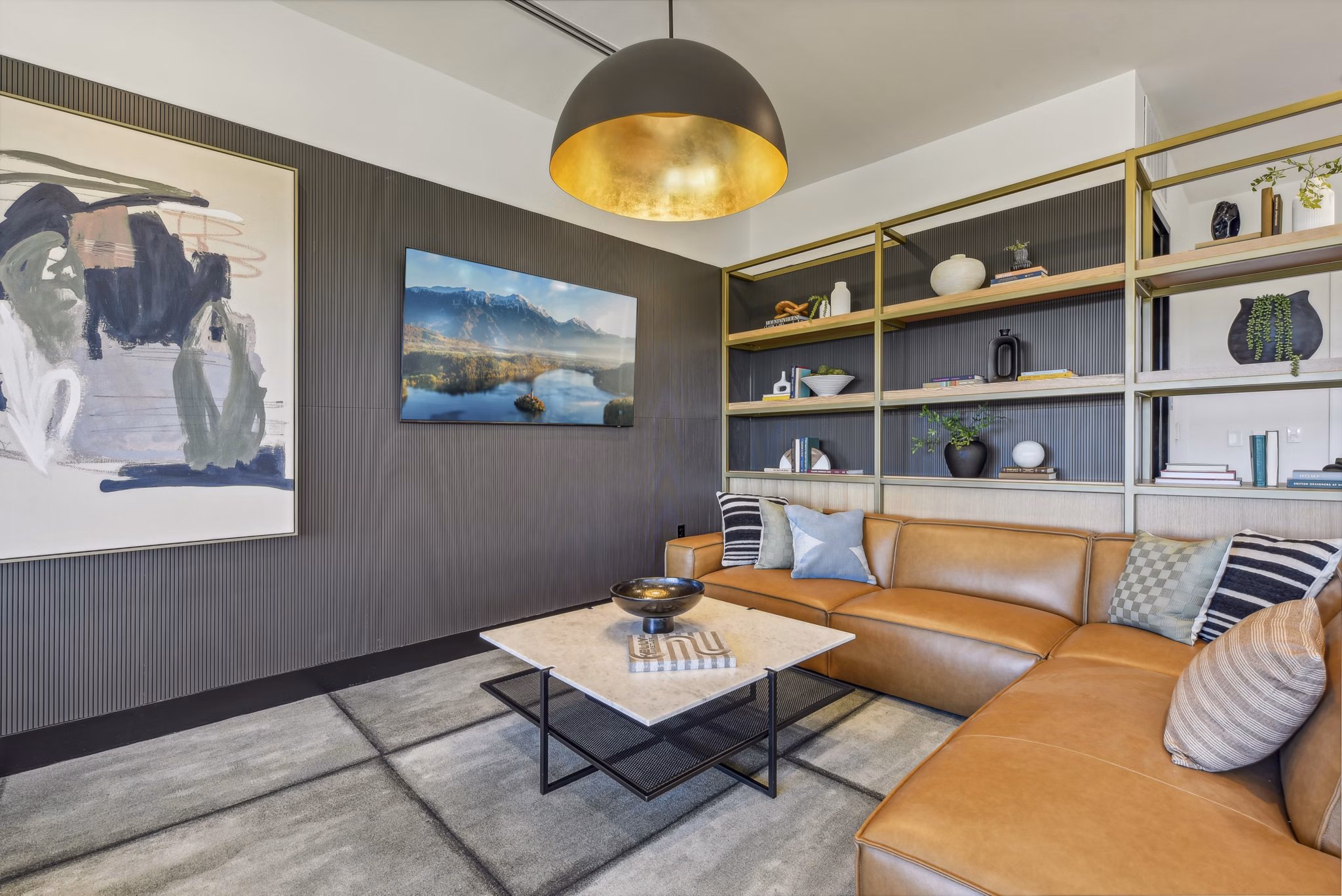 clubhouse at The Brinkley at The Edge Apartments