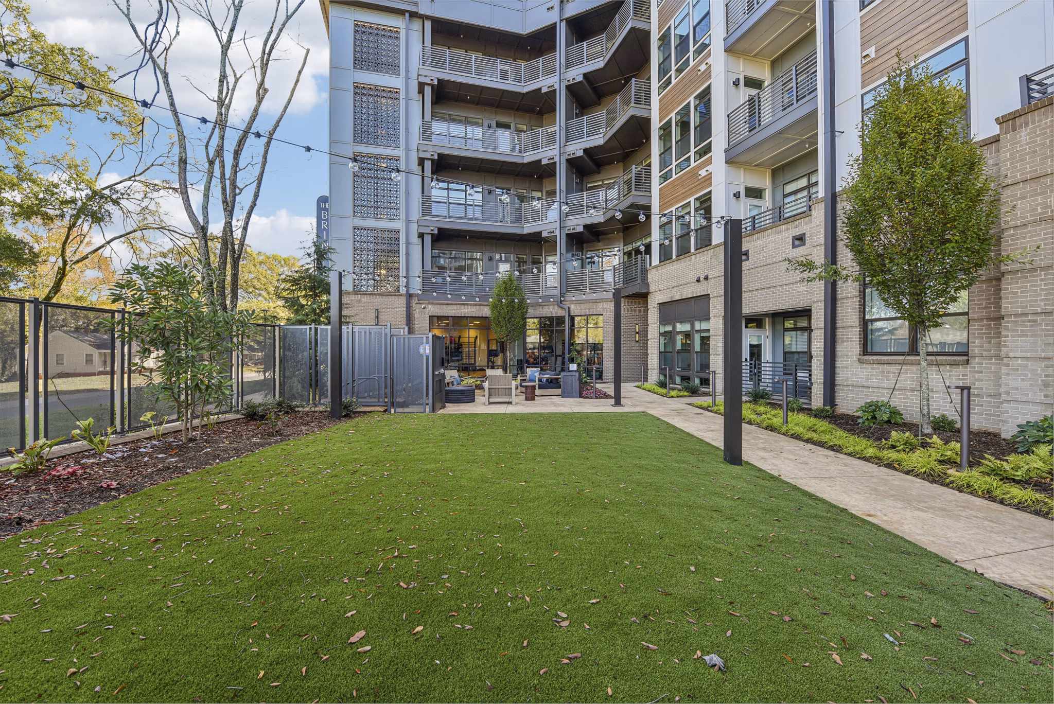 rooftop deck at The Brinkley at The Edge Apartments