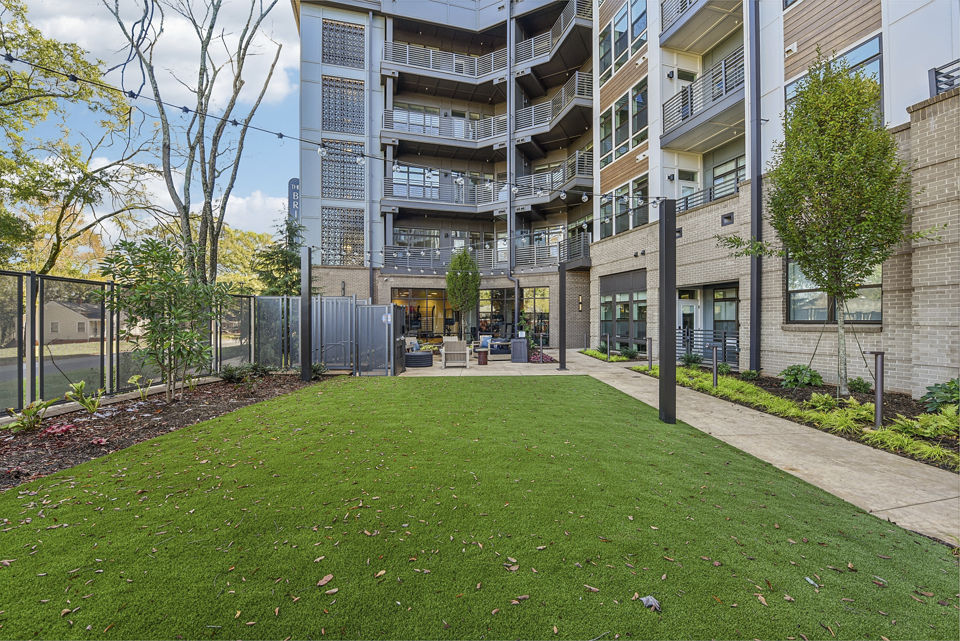 recreational area at The Brinkley at The Edge Apartments