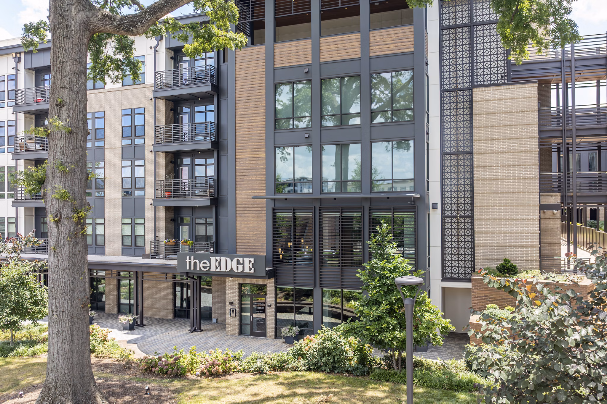 exterior at The Edge Apartments