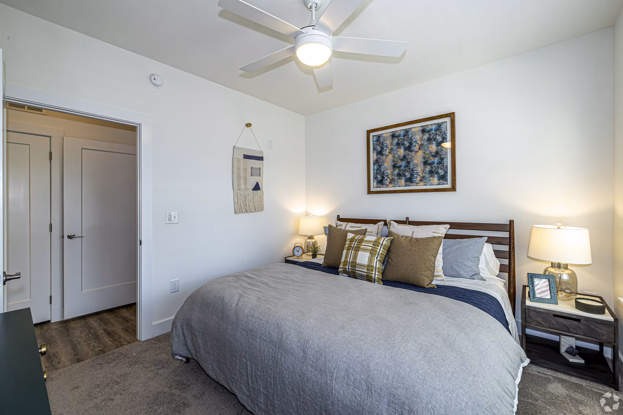 bedroom at The Edge Apartments