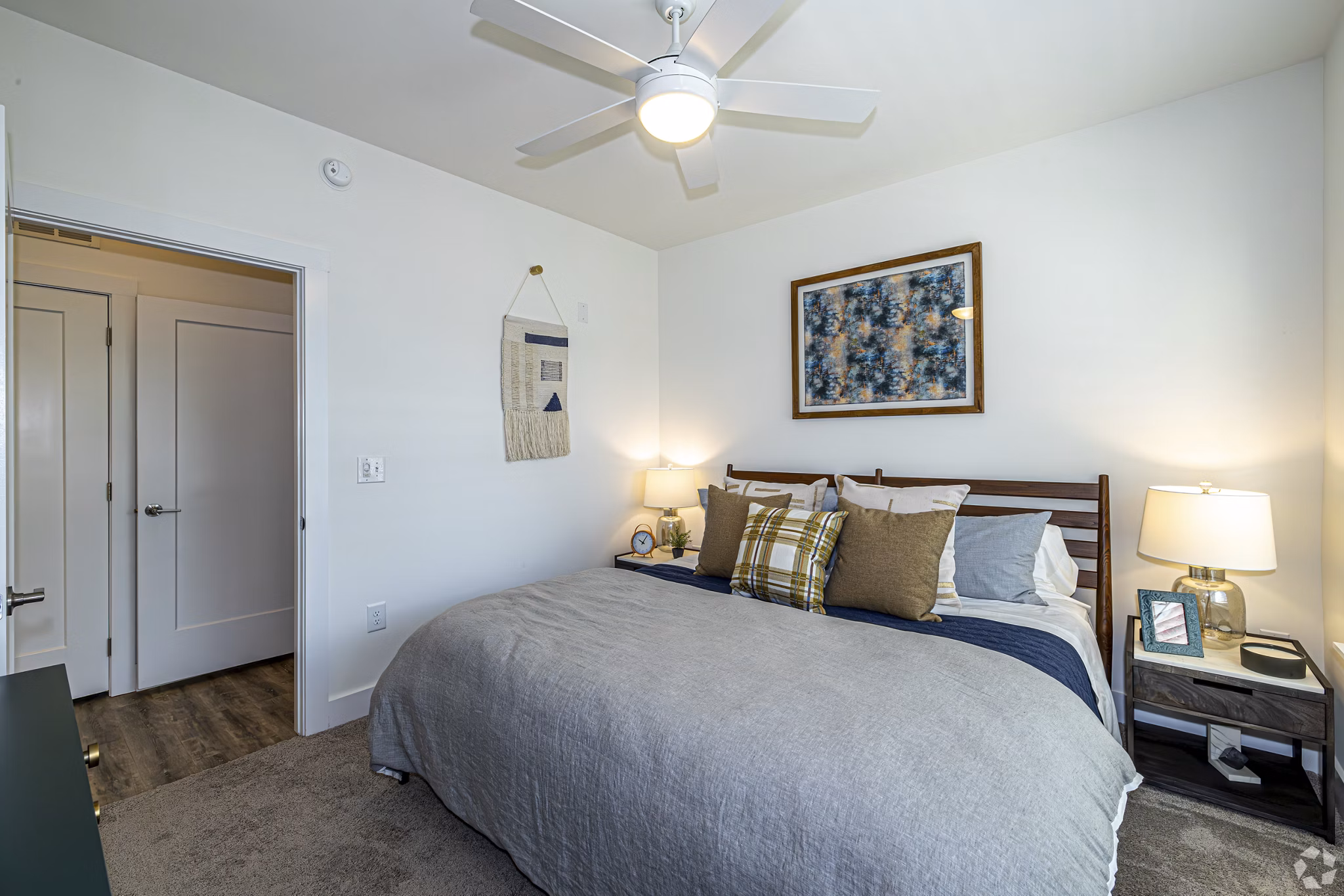 bedroom at The Edge Apartments