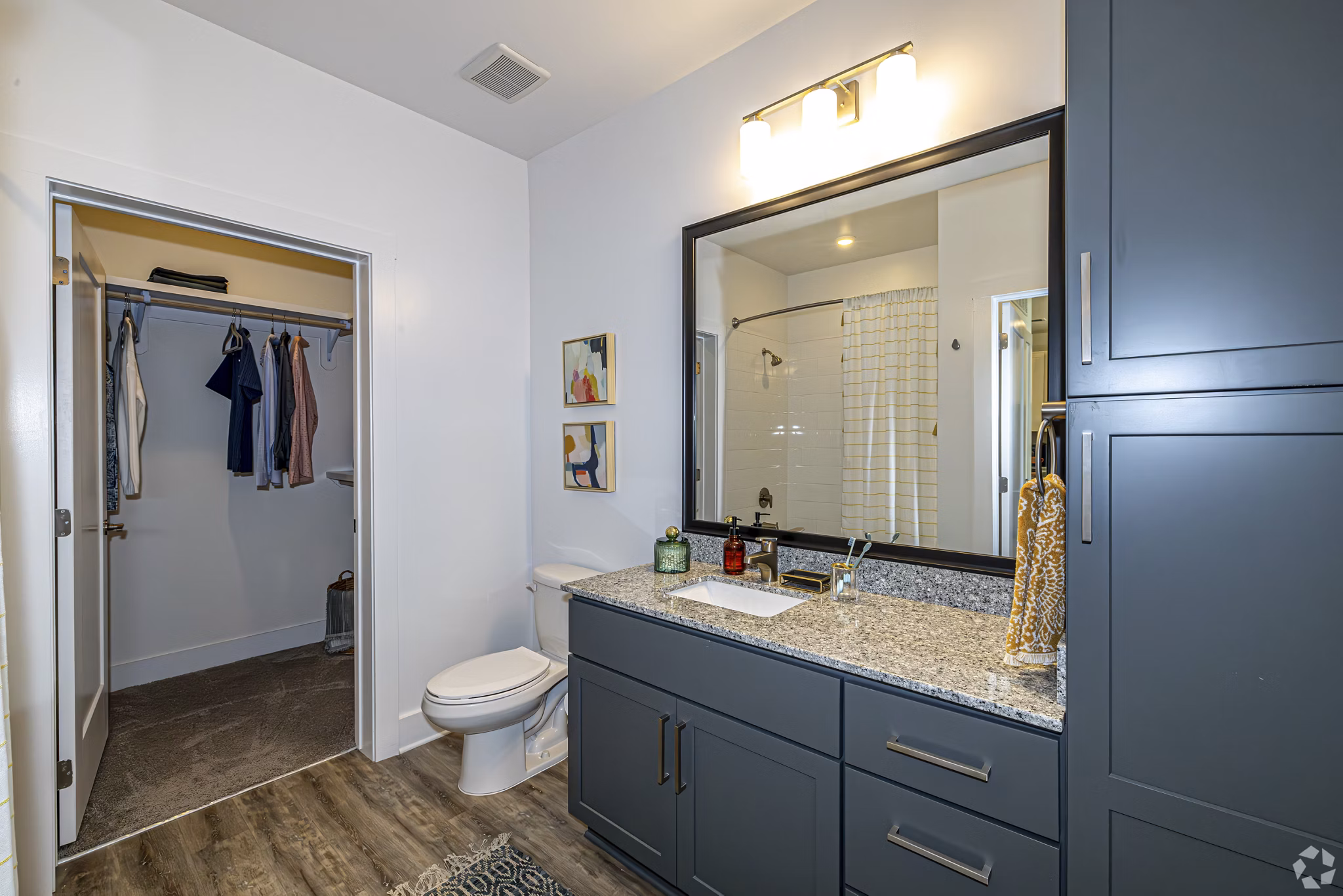 bathroom at The Edge Apartments