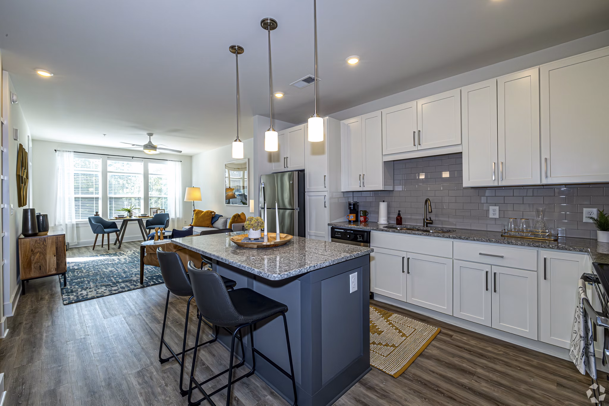 kitchen at The Edge Apartments